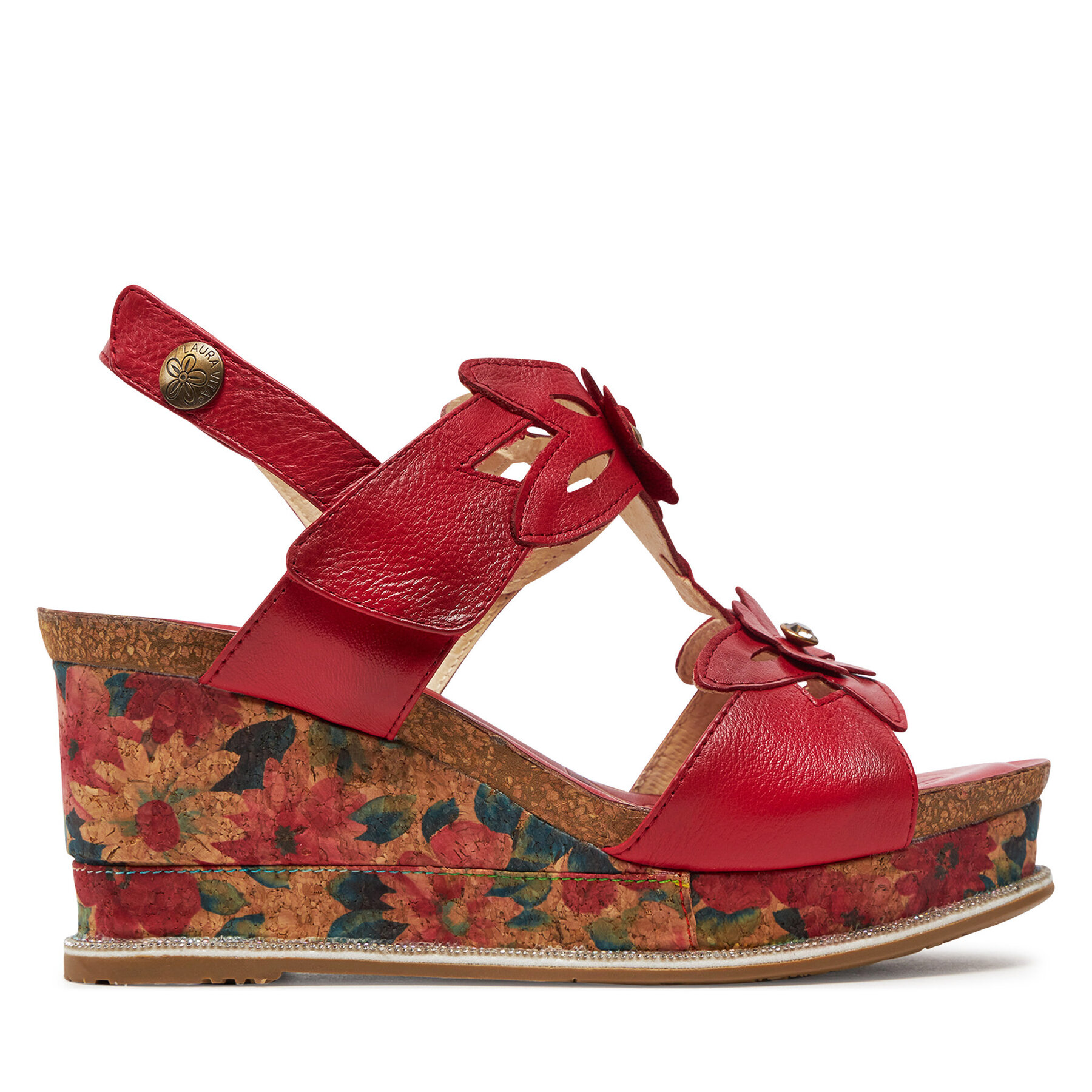 Sandalias Laura Vita Hacdeo 21 Rojo