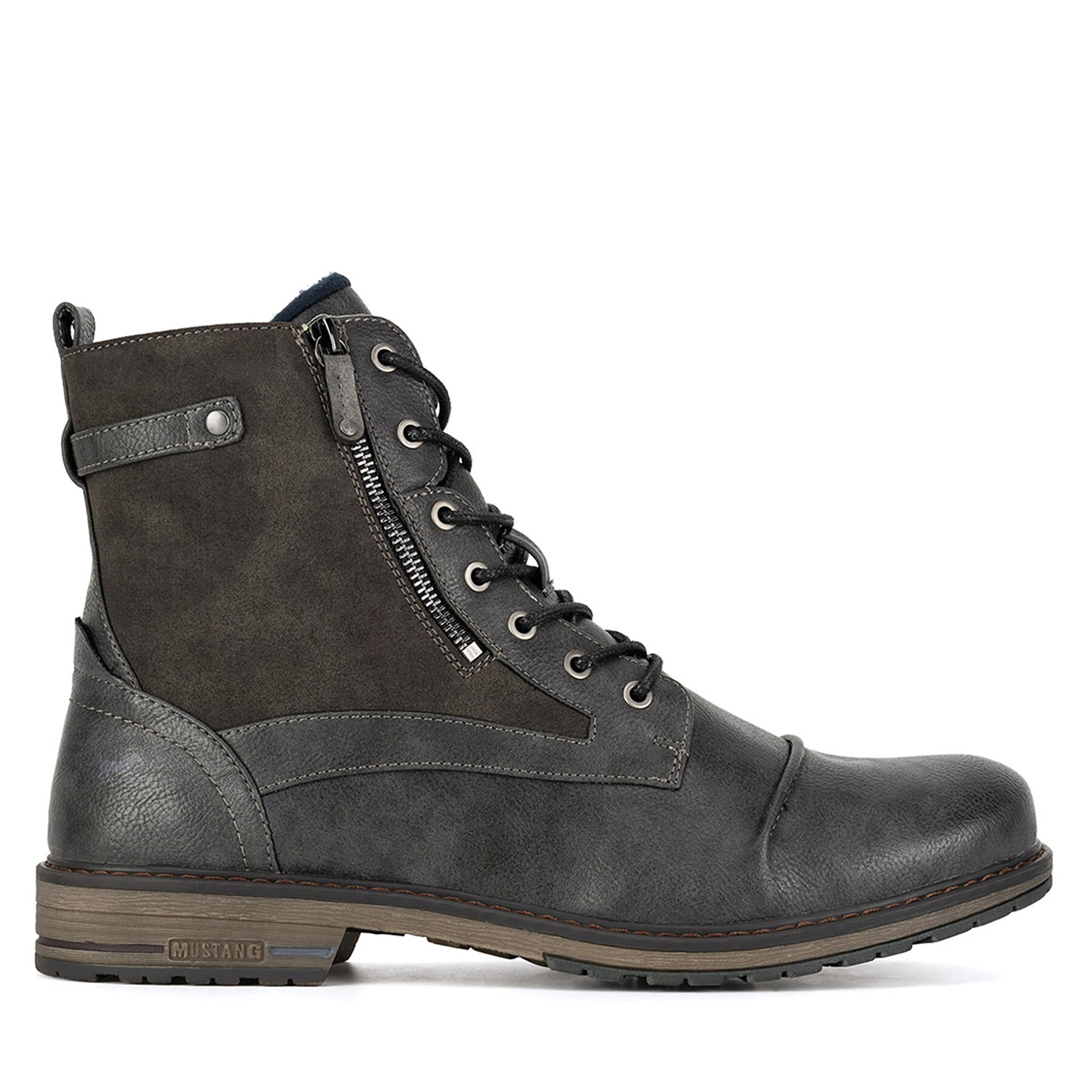 Botines planos Mustang 4157-503 Gris
