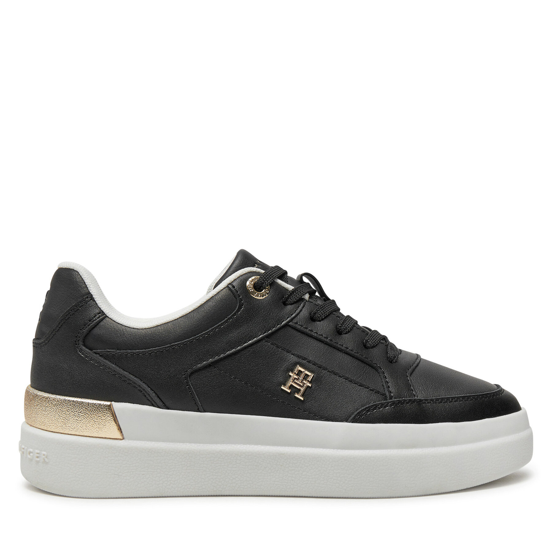 Sneakers Tommy Hilfiger Lux Hardware Court Sneaker FW0FW07997 Svart