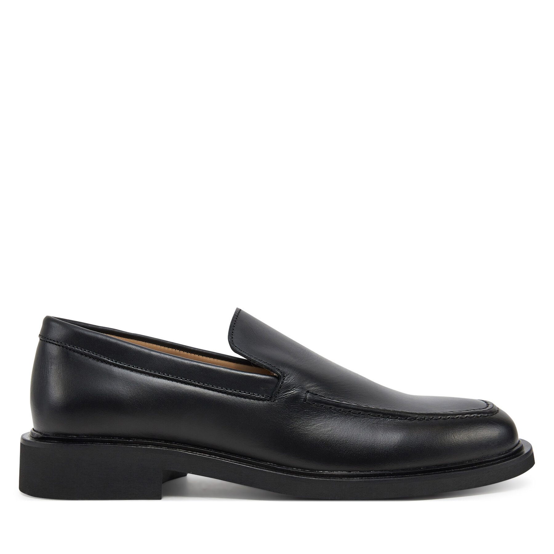 Mokaszin Calvin Klein Sq Rubber Onepiece Moccasin HM0HM01883 Fekete
