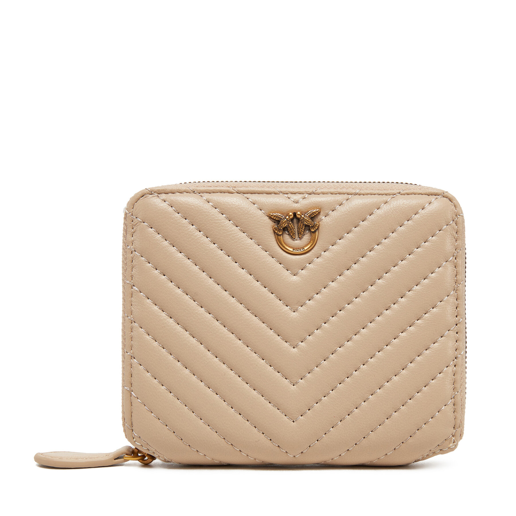 Veľká dámska peňaženka PINKO Taylor Zip Around PE 23 PCPL 100249 A0GK Béžová