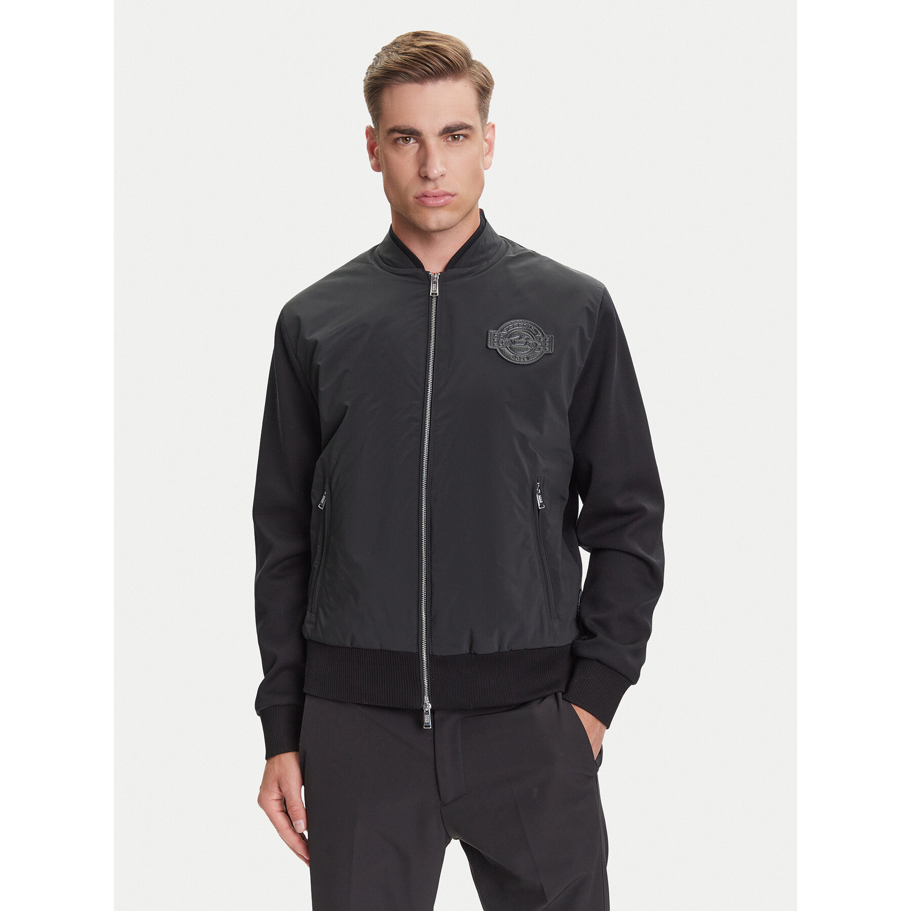 BOSS Bomberjacke C-Skiles 197 PS 50543675 Schwarz Regular Fit