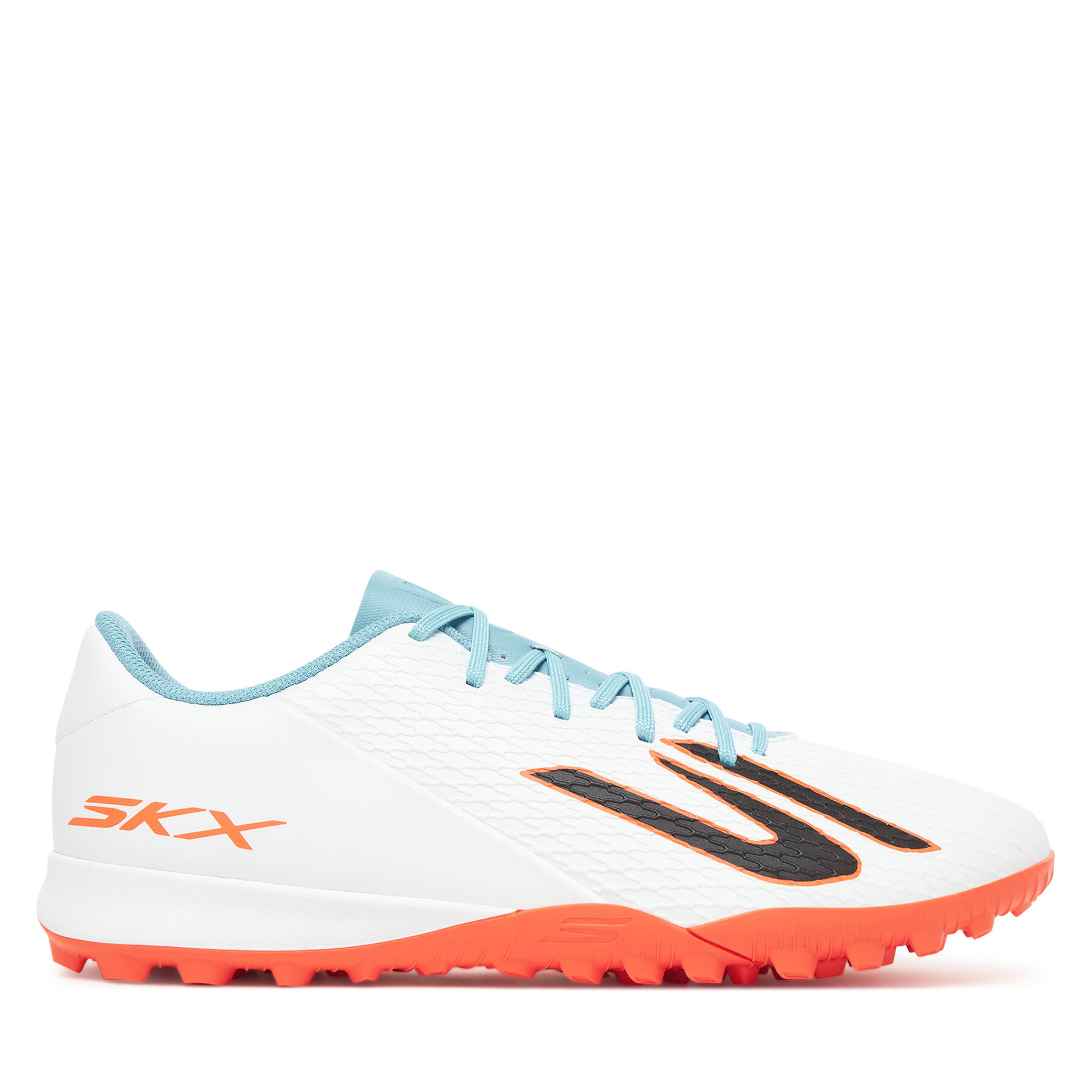 Boty na fotball Skechers Club Tf 252134 WTQP Bílá
