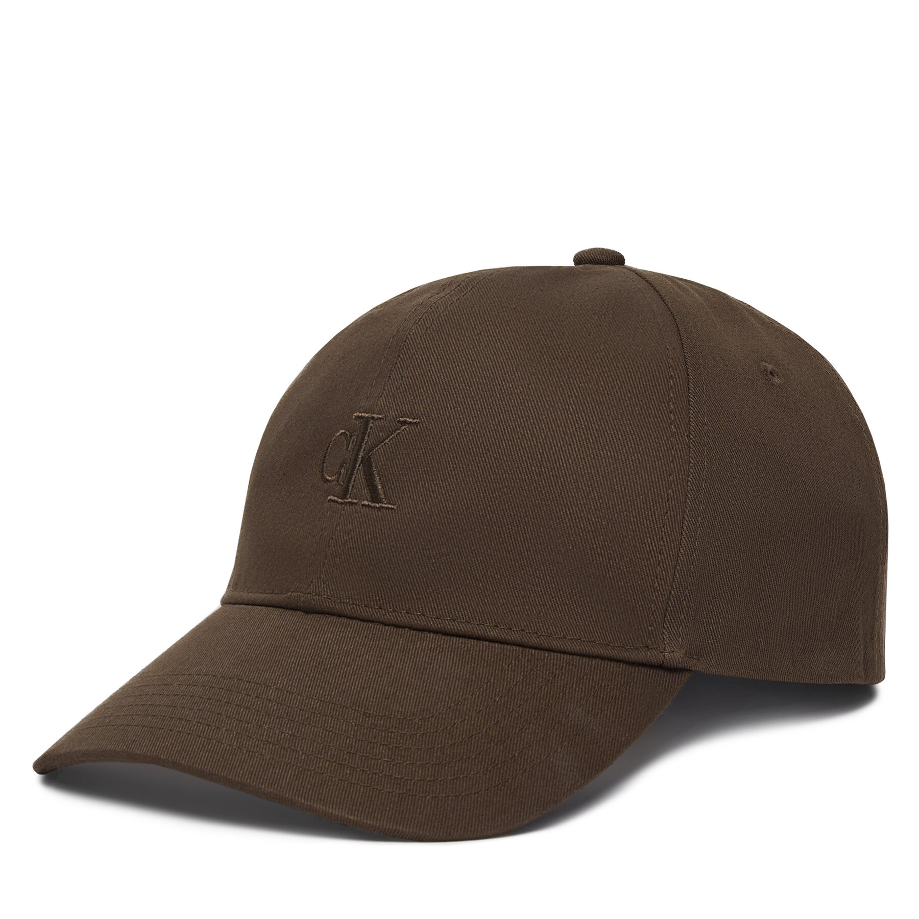 Șapcă Calvin Klein Monogram Embroidery Baseball Cap LV04G5002G Maro