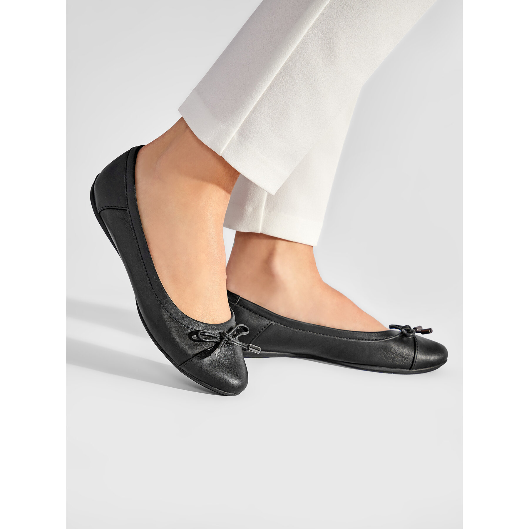 Balerini Geox D Charlene C D16Y7C 08554 C9999 Negru