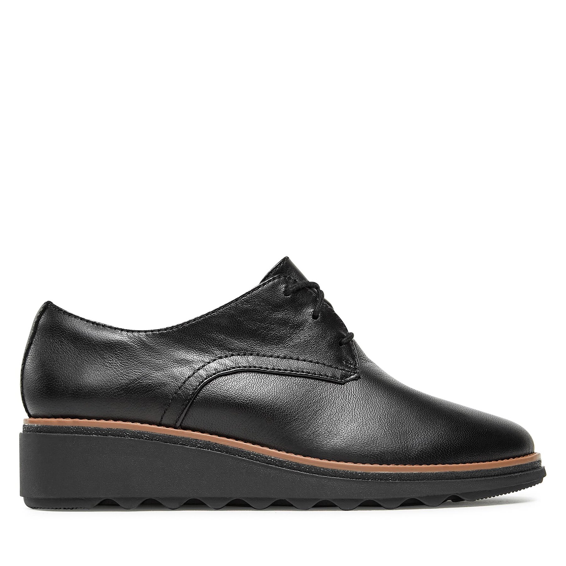 Damskie Oxfordy Clarks, Rozmiar 37 Czarny Sharon Rae 261754164