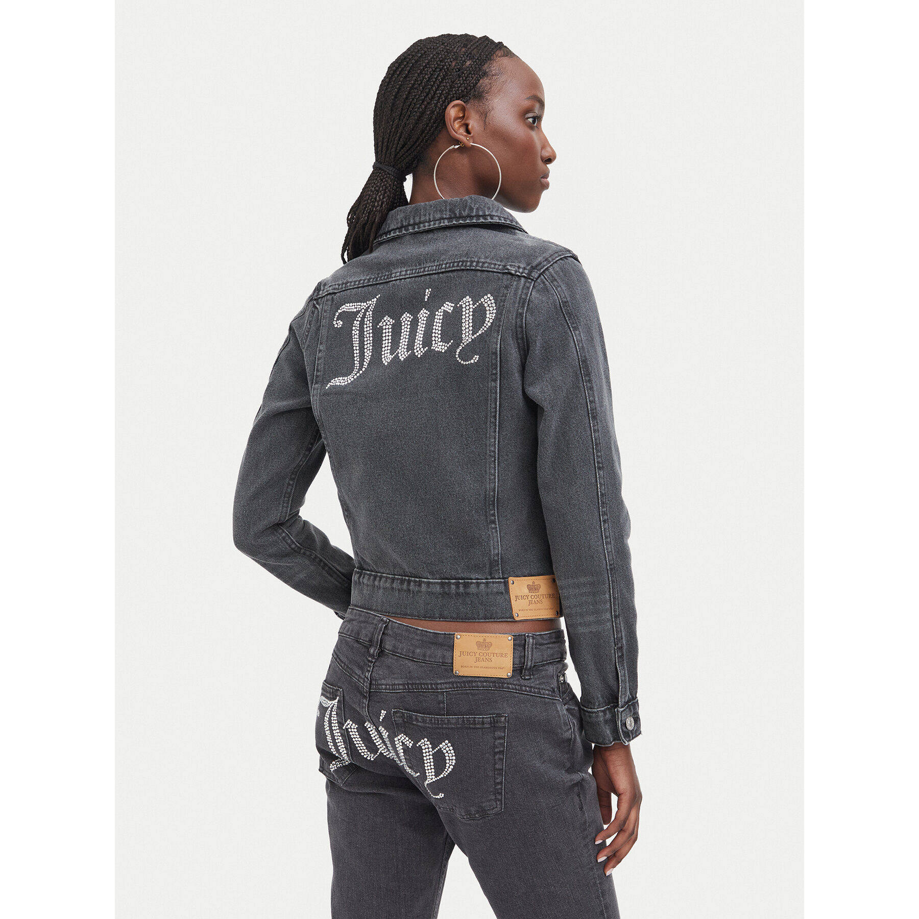 Juicy Couture Traper jakna JCDIJ126957 Siva Regular Fit