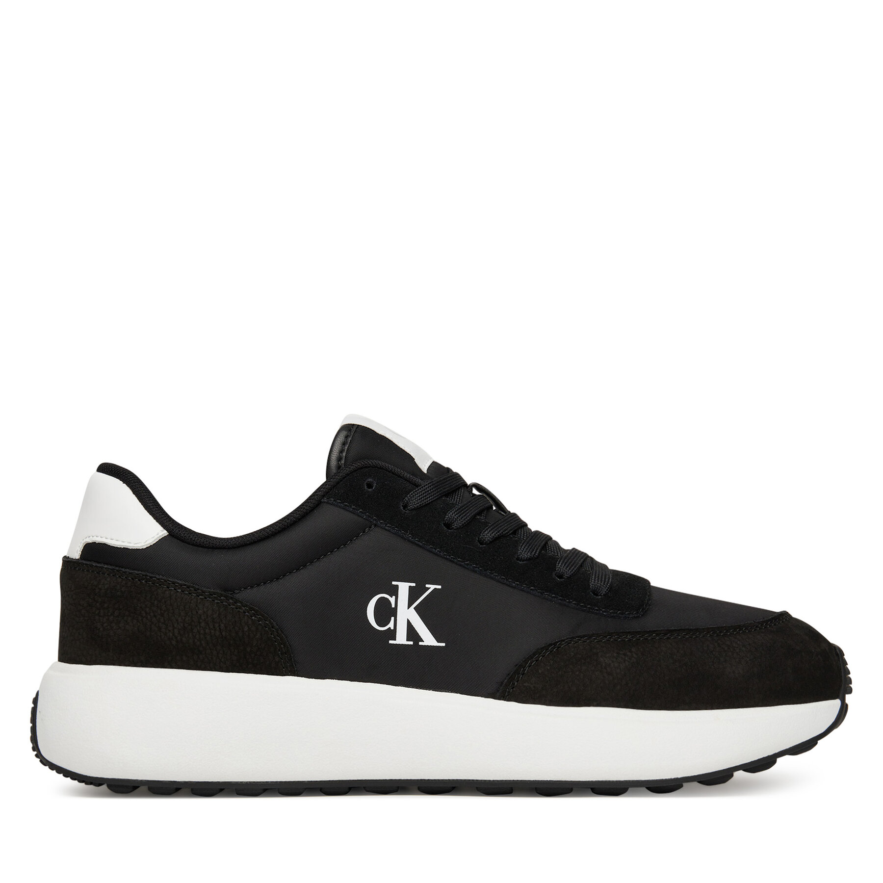 Sneakers Calvin Klein Jeans Athleisure Runner Laceup Ny-Su YM0YM01370 Negru