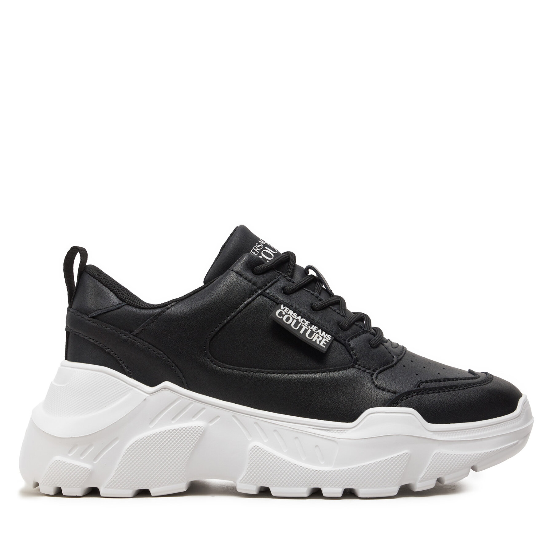 Damskie Sneakersy Versace Jeans Couture, Rozmiar 37 Czarny 76VA3SC2
