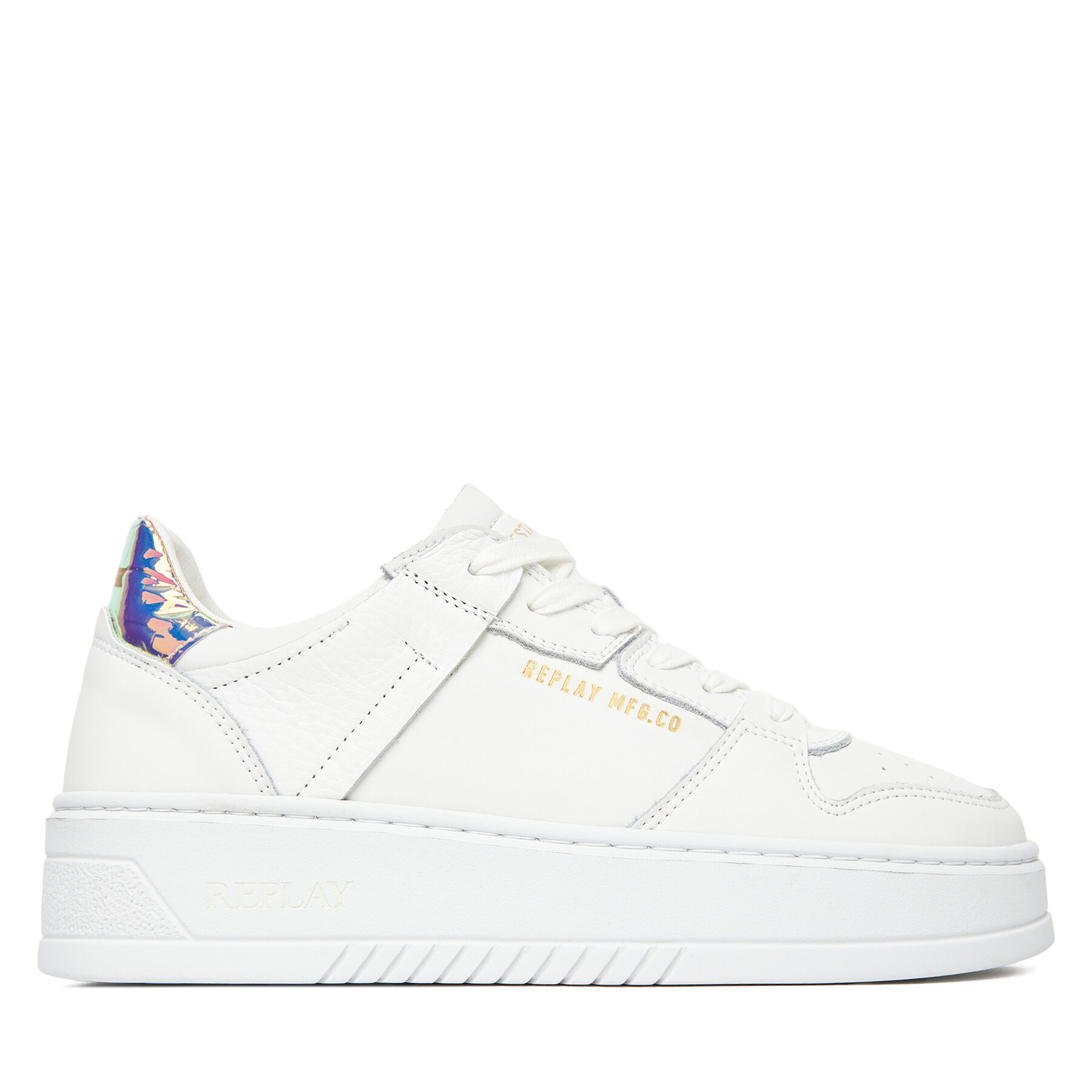 Sneakersy REPLAY Sbam W Light GWZ6V .000.C0001L Bílá