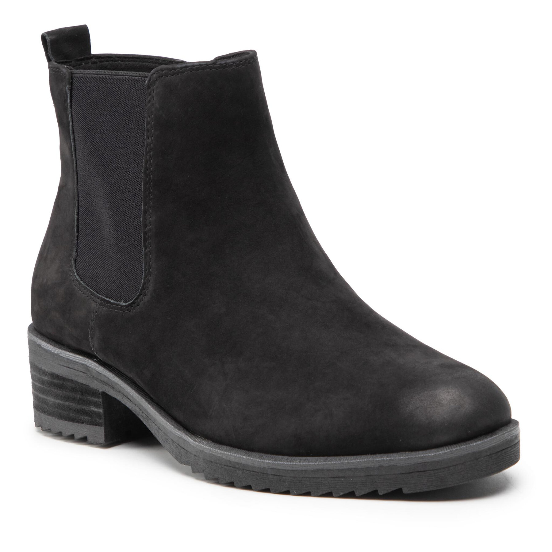 Botine Caprice 9-25411-27 Black Nubuc 008