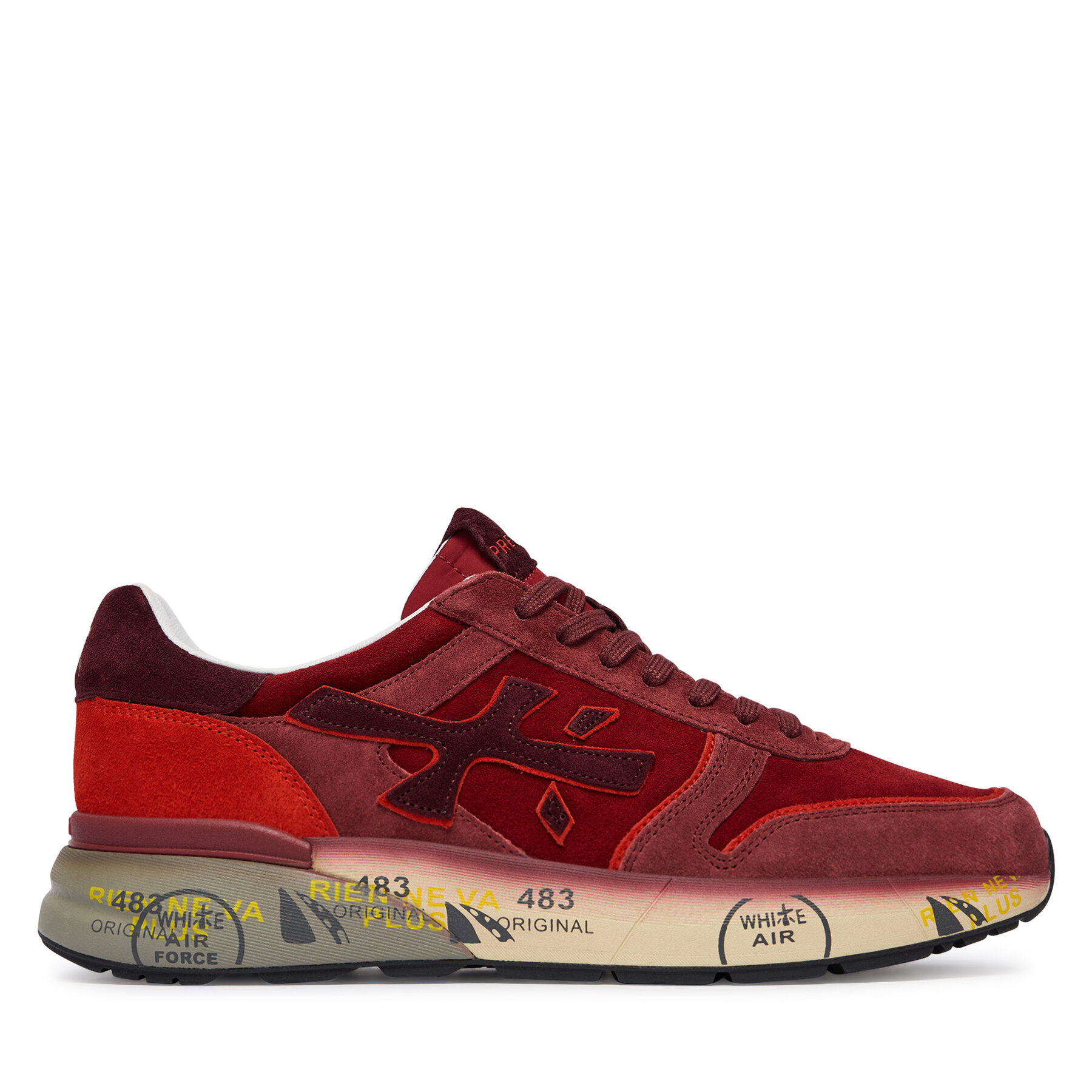 Sneakers Premiata MICK VAR 7862 Roșu