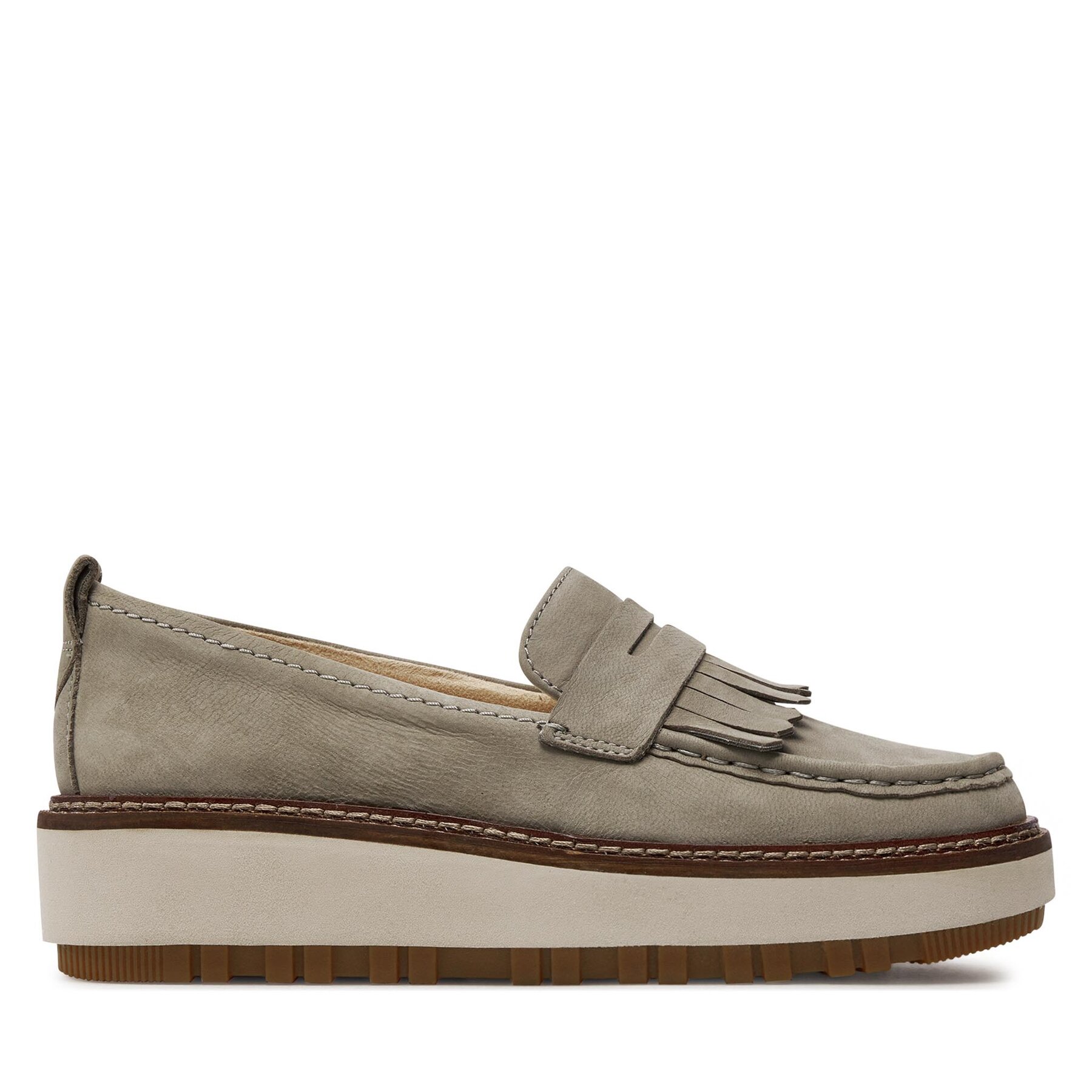 Mocasines Clarks Oriannaw Loafer 26176640 Gris