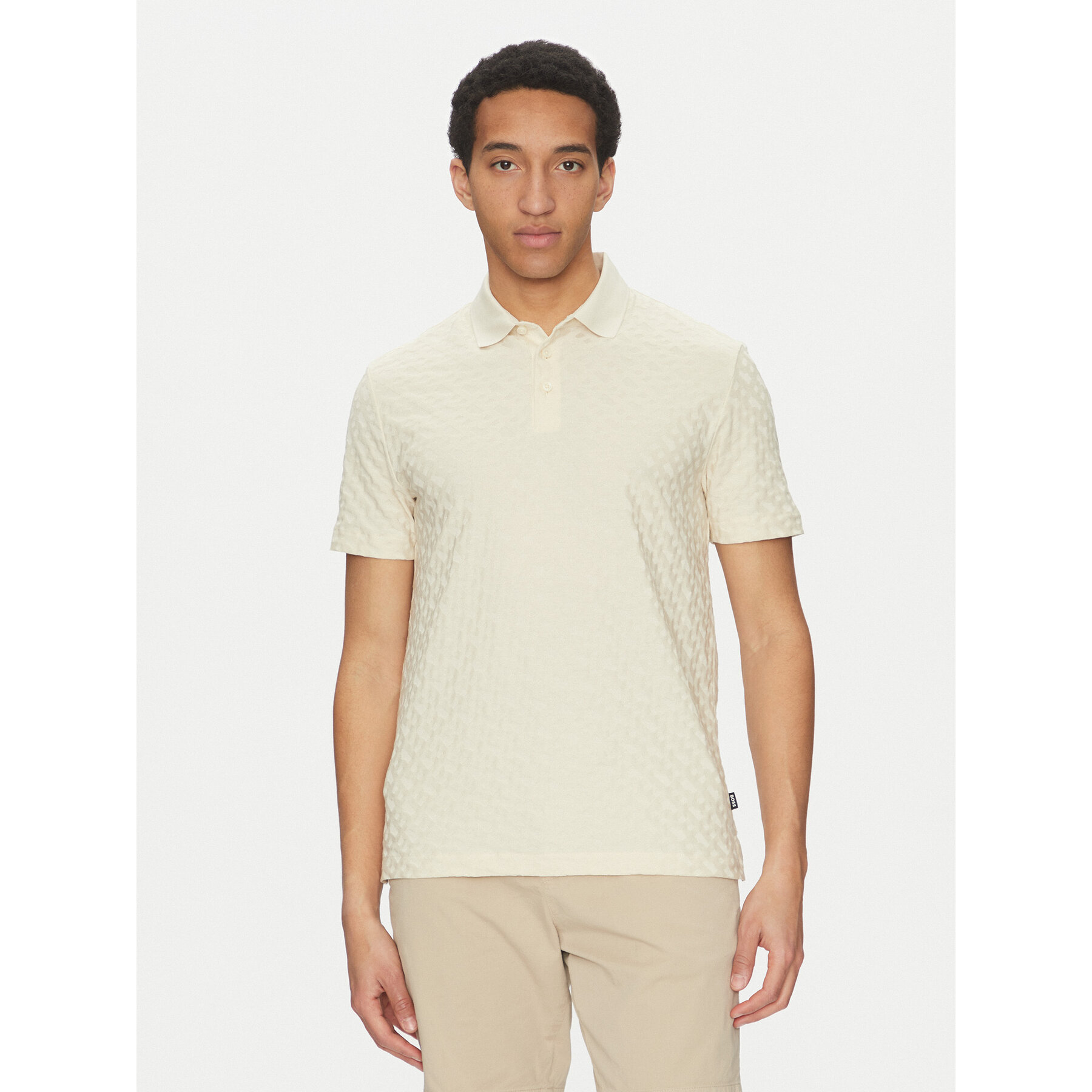 BOSS Pólóing H-Pack 80 50537132 Bézs Regular Fit