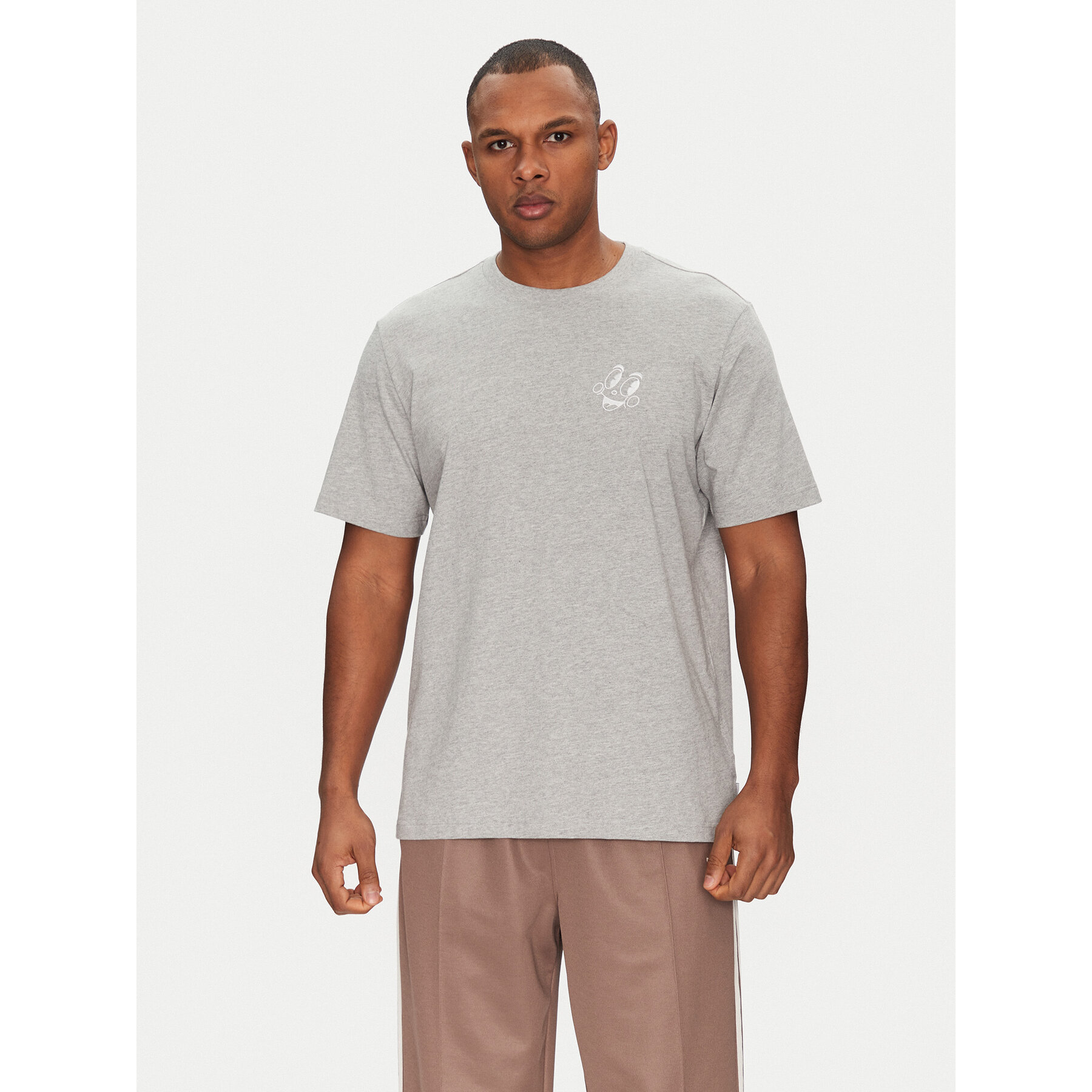 adidas Póló JN7031 Szürke Loose Fit