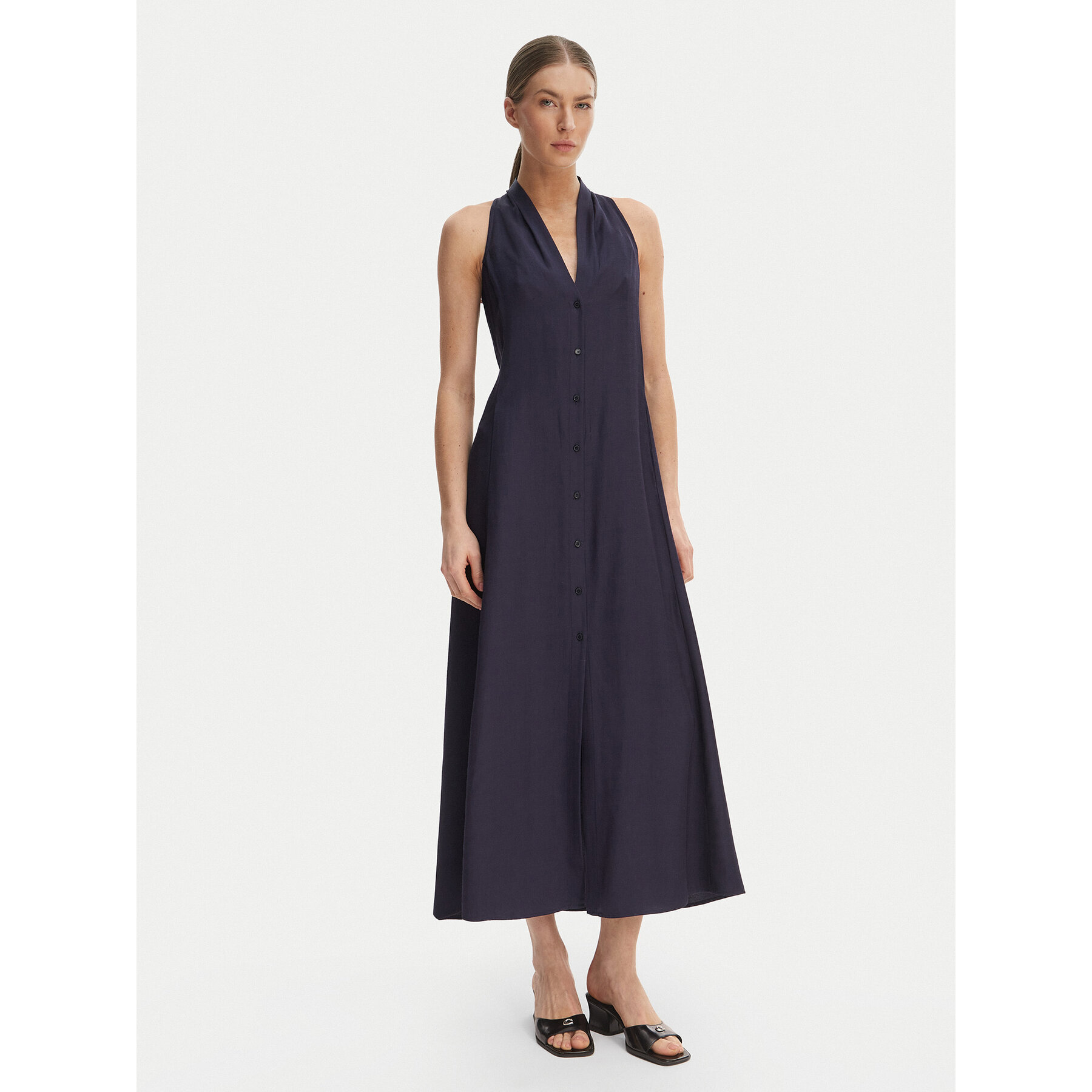 Marella Sommerkleid Emme by Marella Girino 2615221031 Dunkelblau Regular Fit