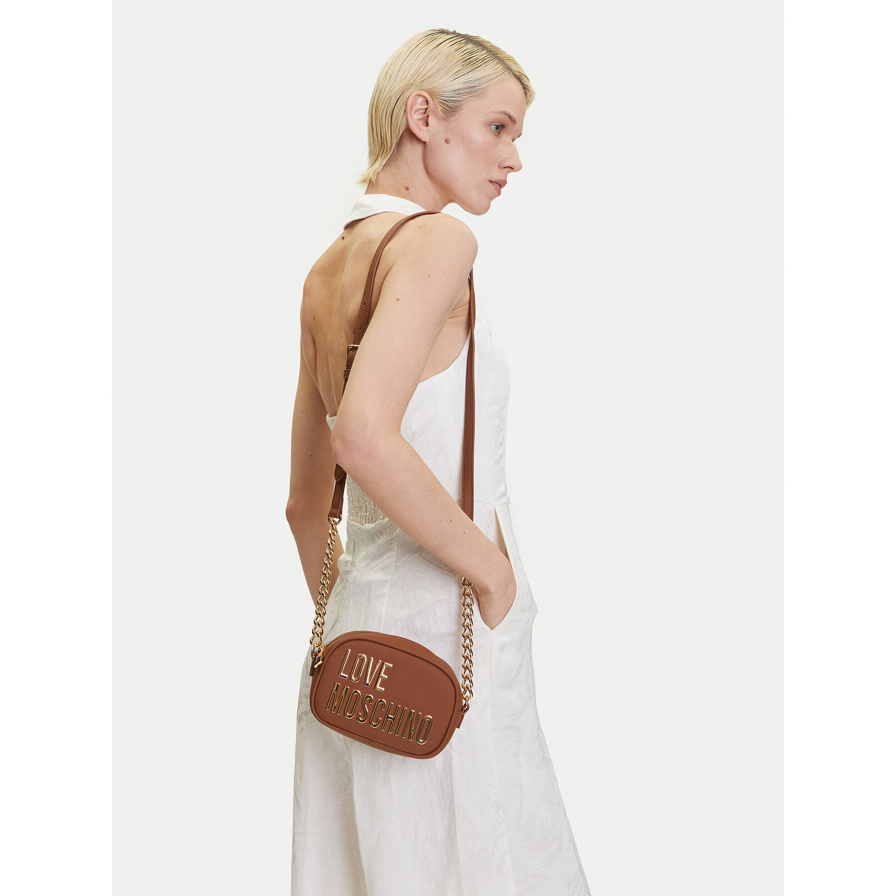 Torbica LOVE MOSCHINO JC4026PP1MKD0201 Smeđa