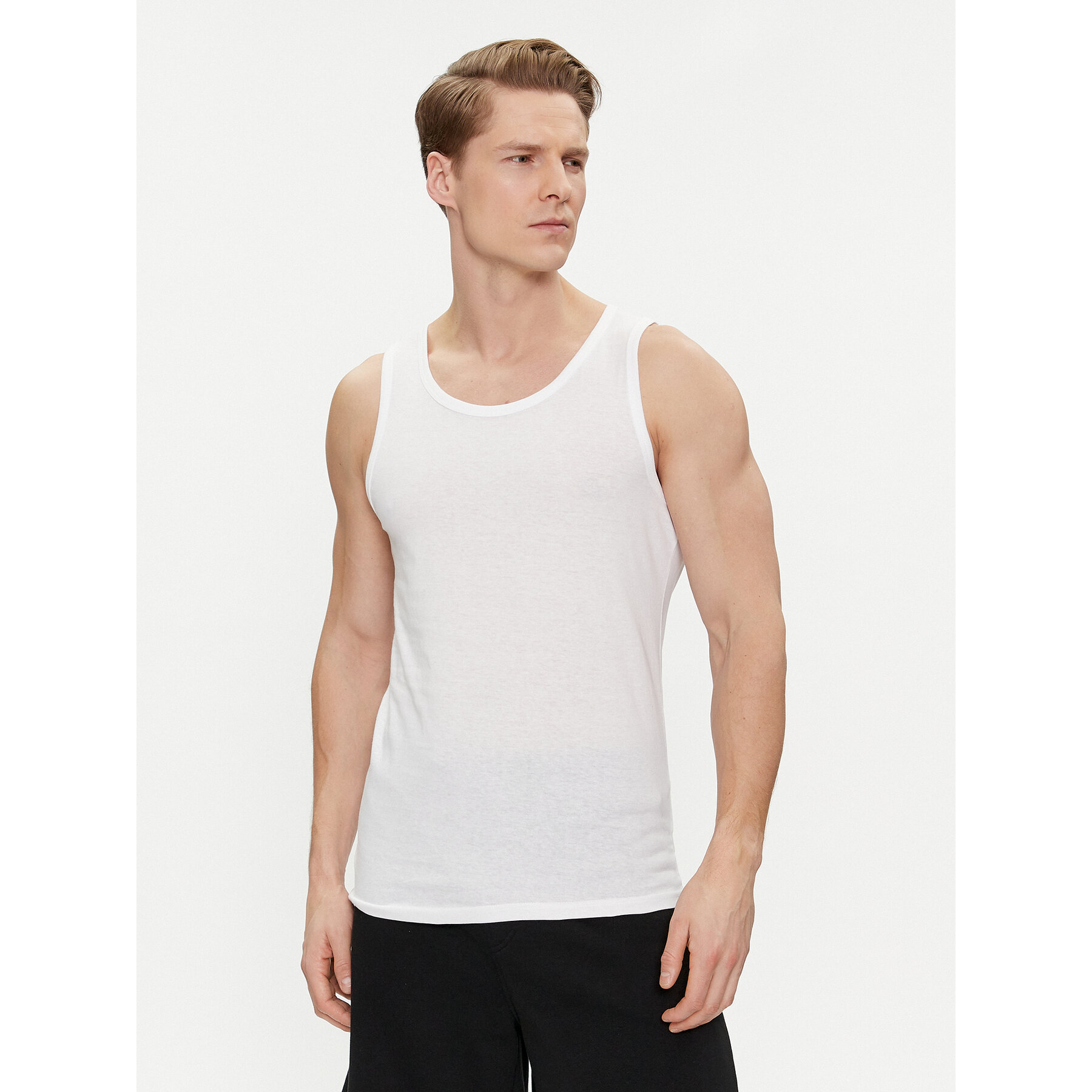 Brave Soul Tank top MV-149GRAYLING Λευκό Straight Fit