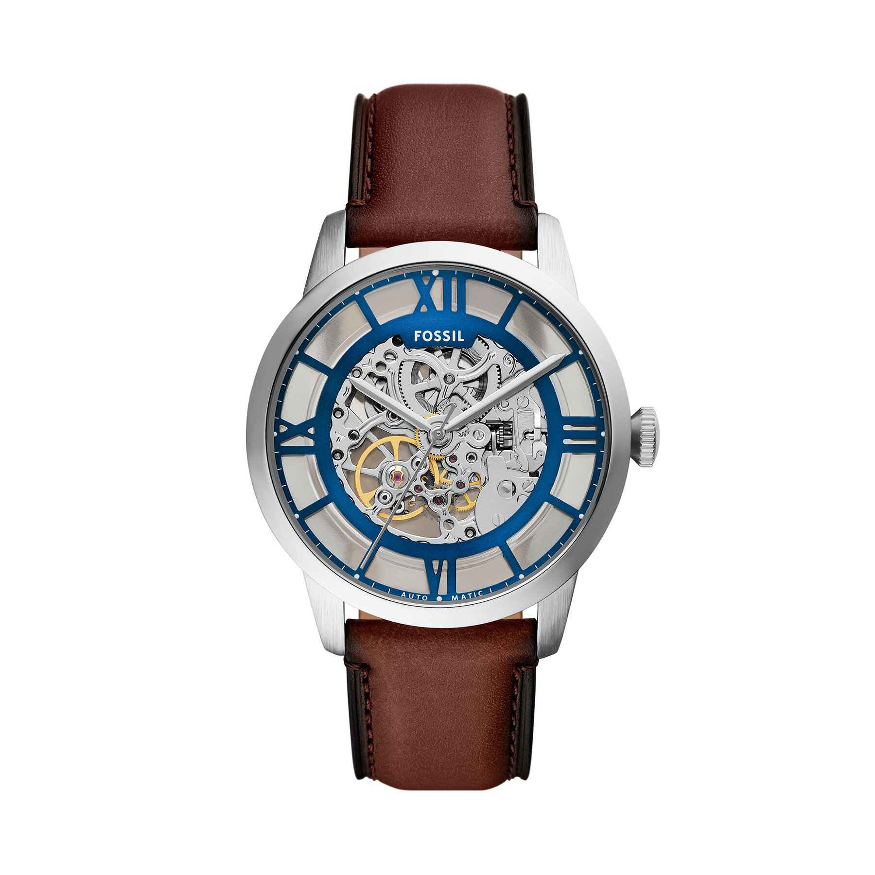 Ročna ura Fossil Townsman ME3267 Rjava