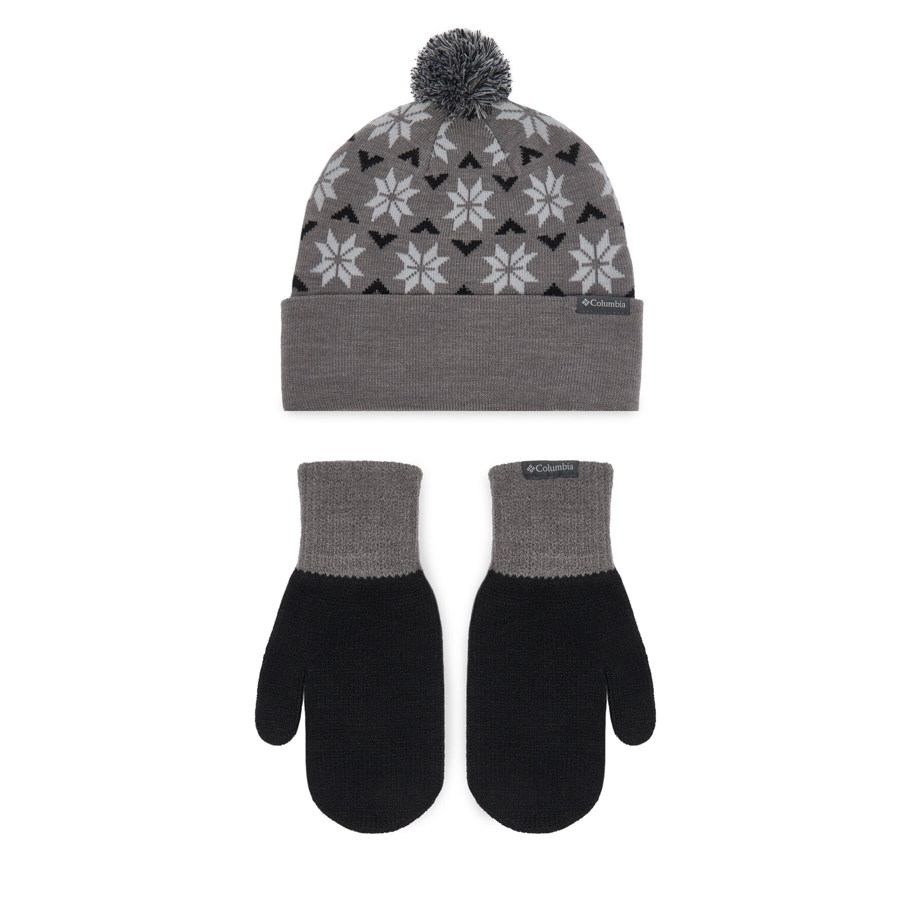 Súprava čiapka a rukavice Columbia Snowflake 2180781 Tmavosivá