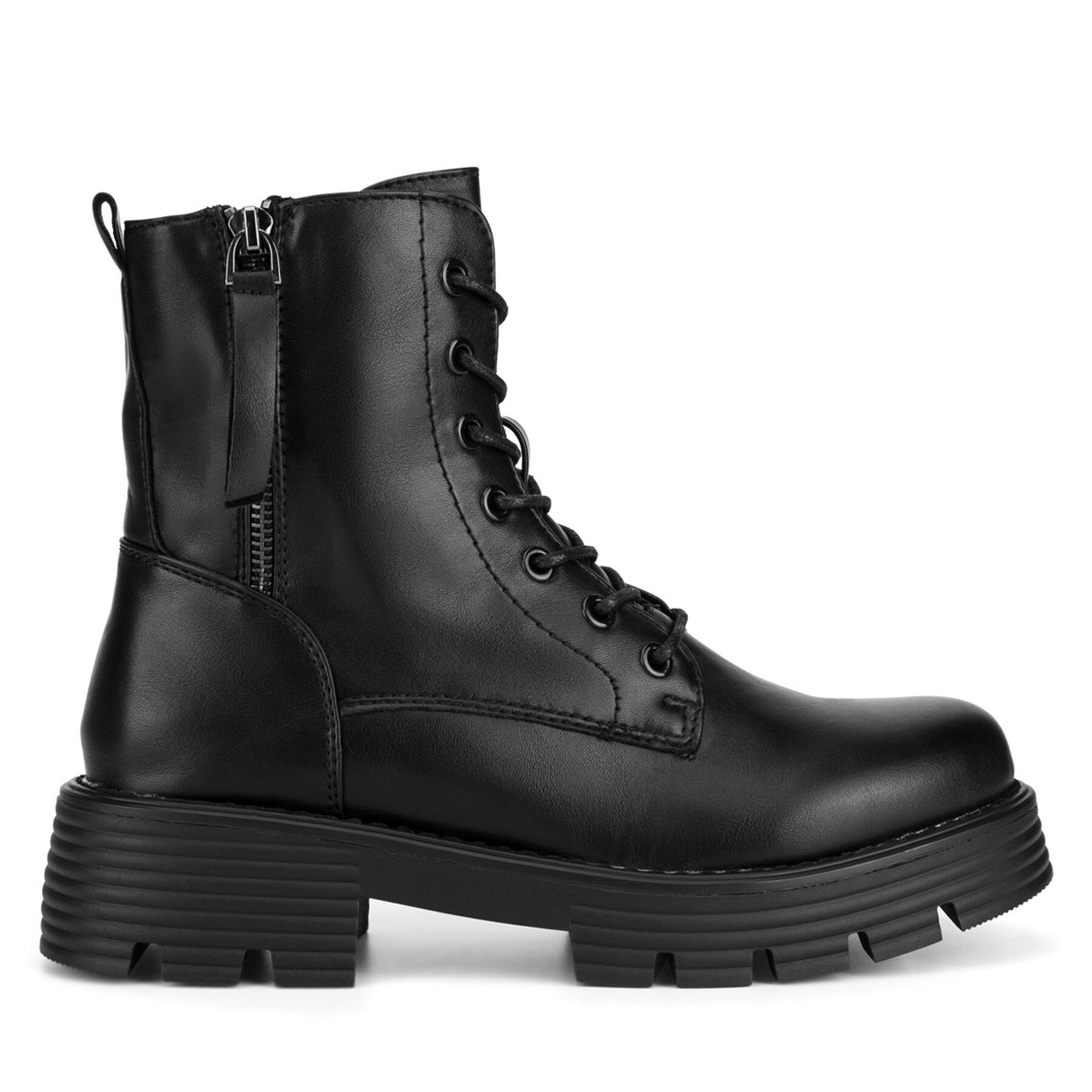 Šnurovacia obuv DeeZee WS6119-30 Čierna