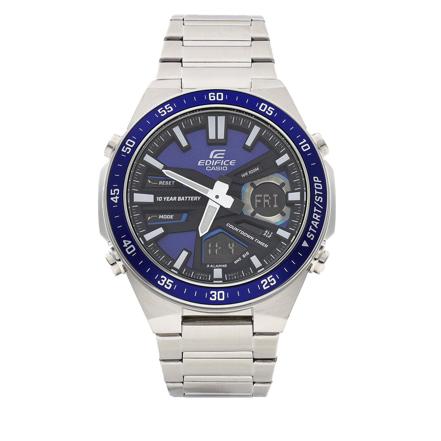 Casio Ρολόι Casio Edifice EFV-C110D-2AVEF Ασημί