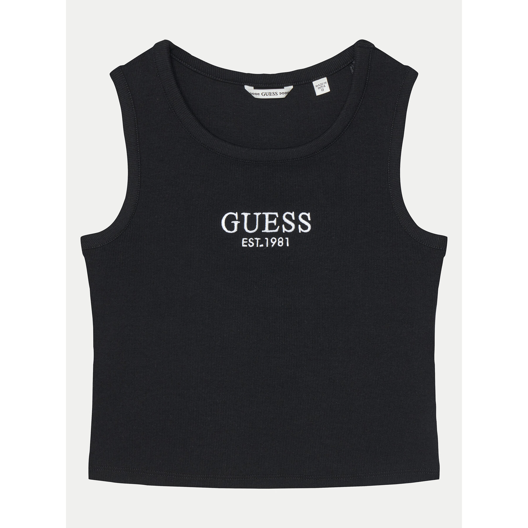 Guess Τοπ J4YI16 KBZP4 Μαύρο Regular Fit