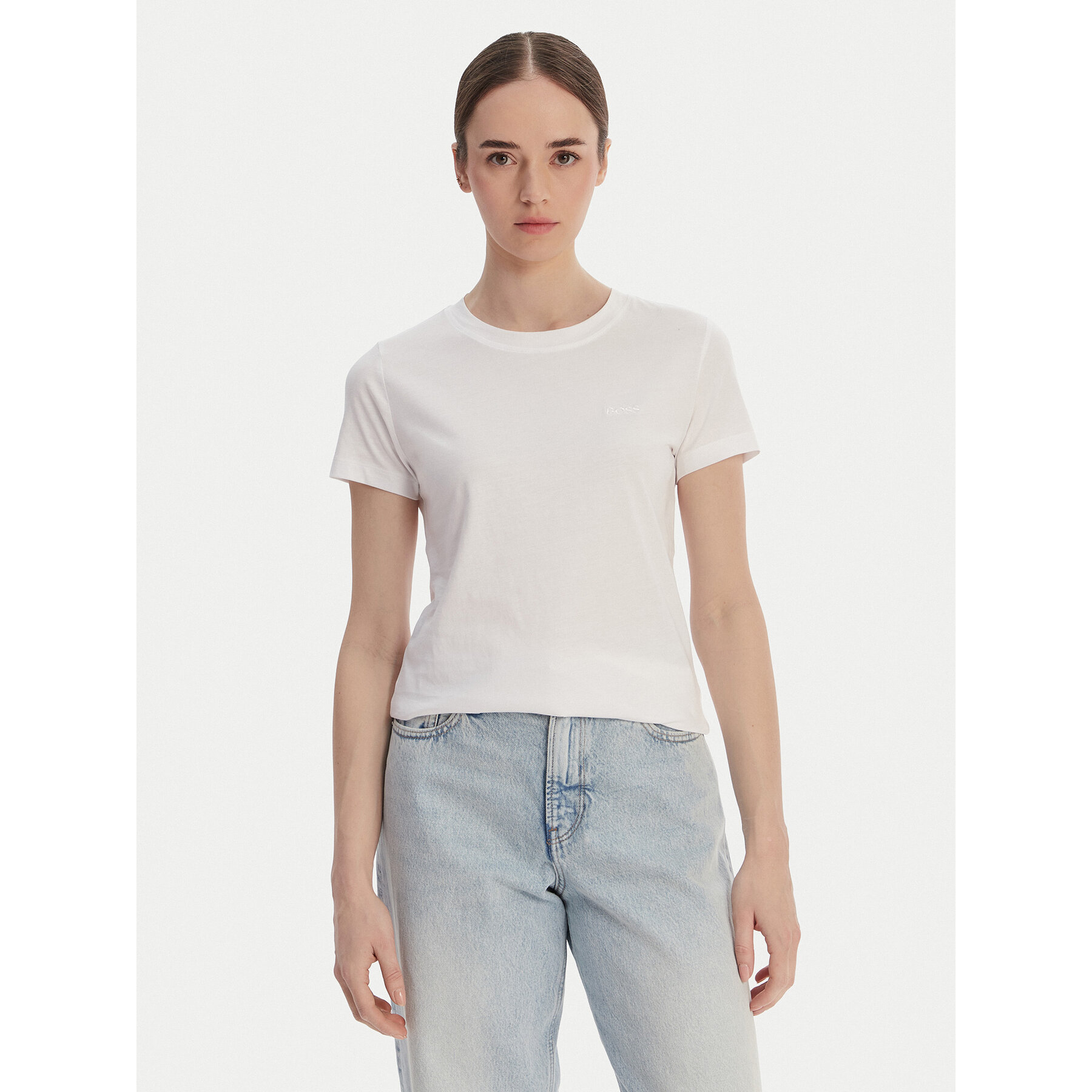 BOSS T-Shirt C_Esogo_1 50506973 Weiß Regular Fit