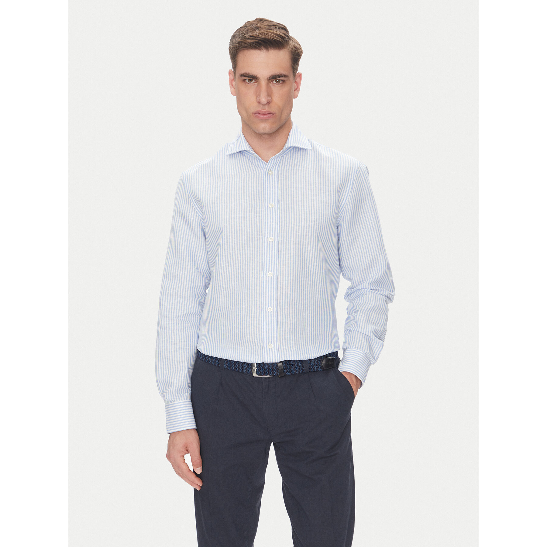 Baldessarini Hemd B3 10012.3710 Himmelblau Regular Fit