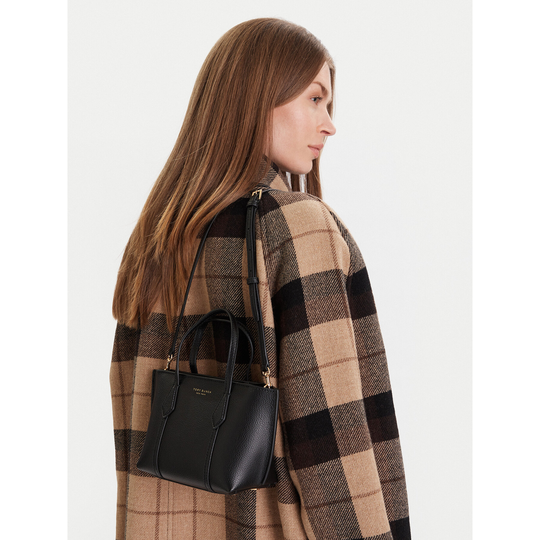 Borsetta Tory Burch Perry Mini Tote 175548 Nero