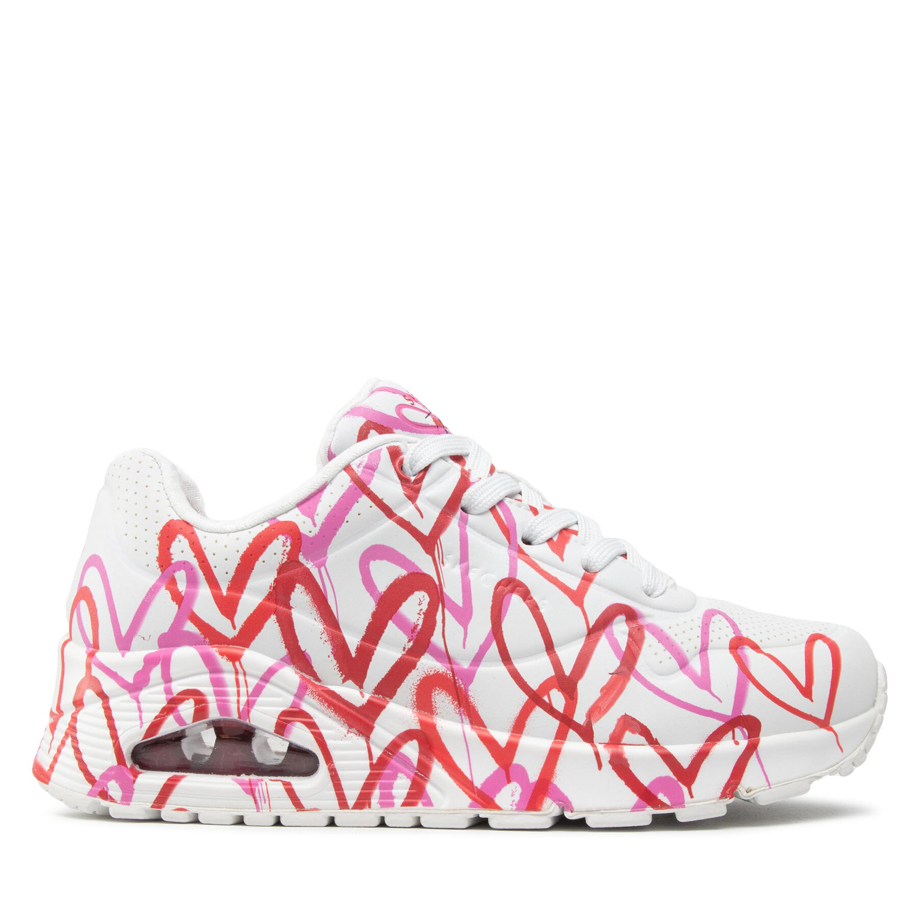 Zapatillas Skechers Uno Spread The Love 155507/WRPK Blanco