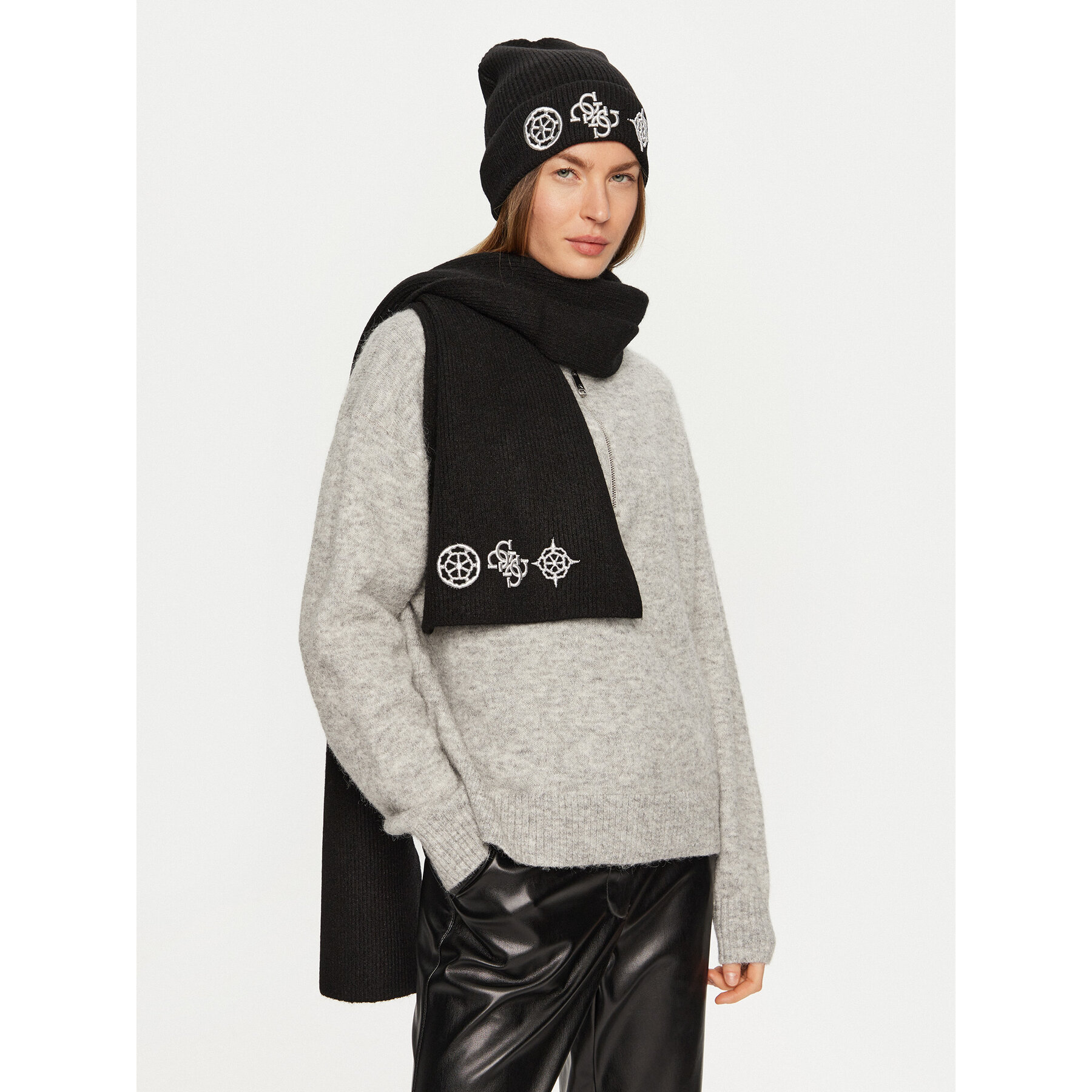 Fular Guess AW5178 POL03 Negru