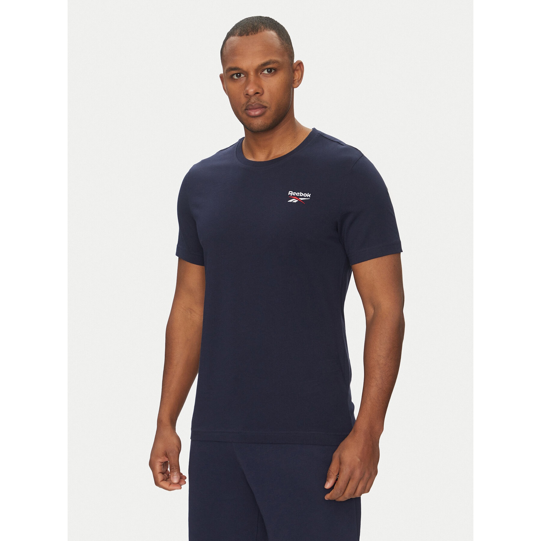 Reebok T-Shirt 100059647 Σκούρο μπλε Regular Fit