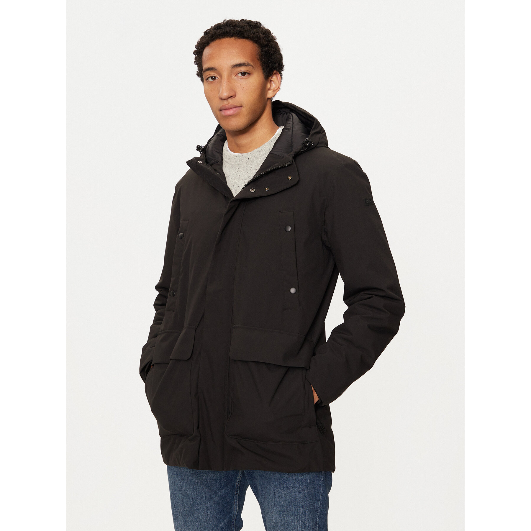 CMP Winterjacke 34K0157 Schwarz Regular Fit