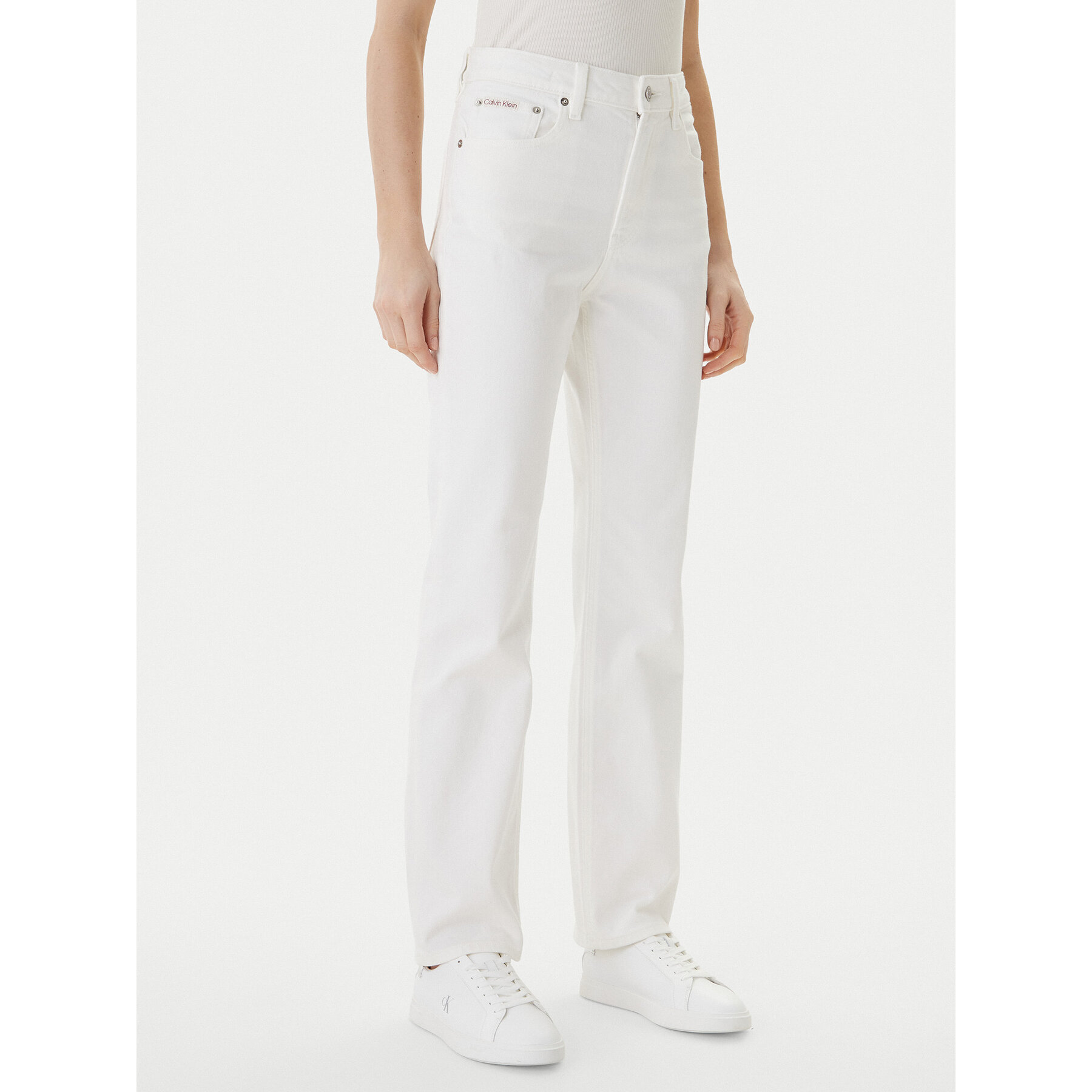 Calvin Klein Jeans Jeans LV047F712G Écru Straight Fit