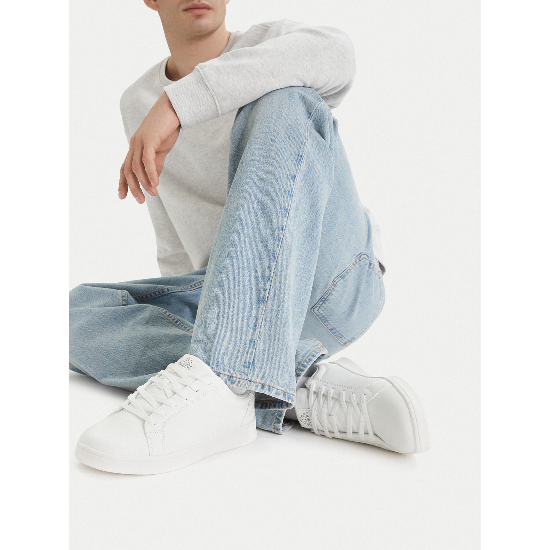 Sneakersy Kappa CEO-MP87-26146 Biela