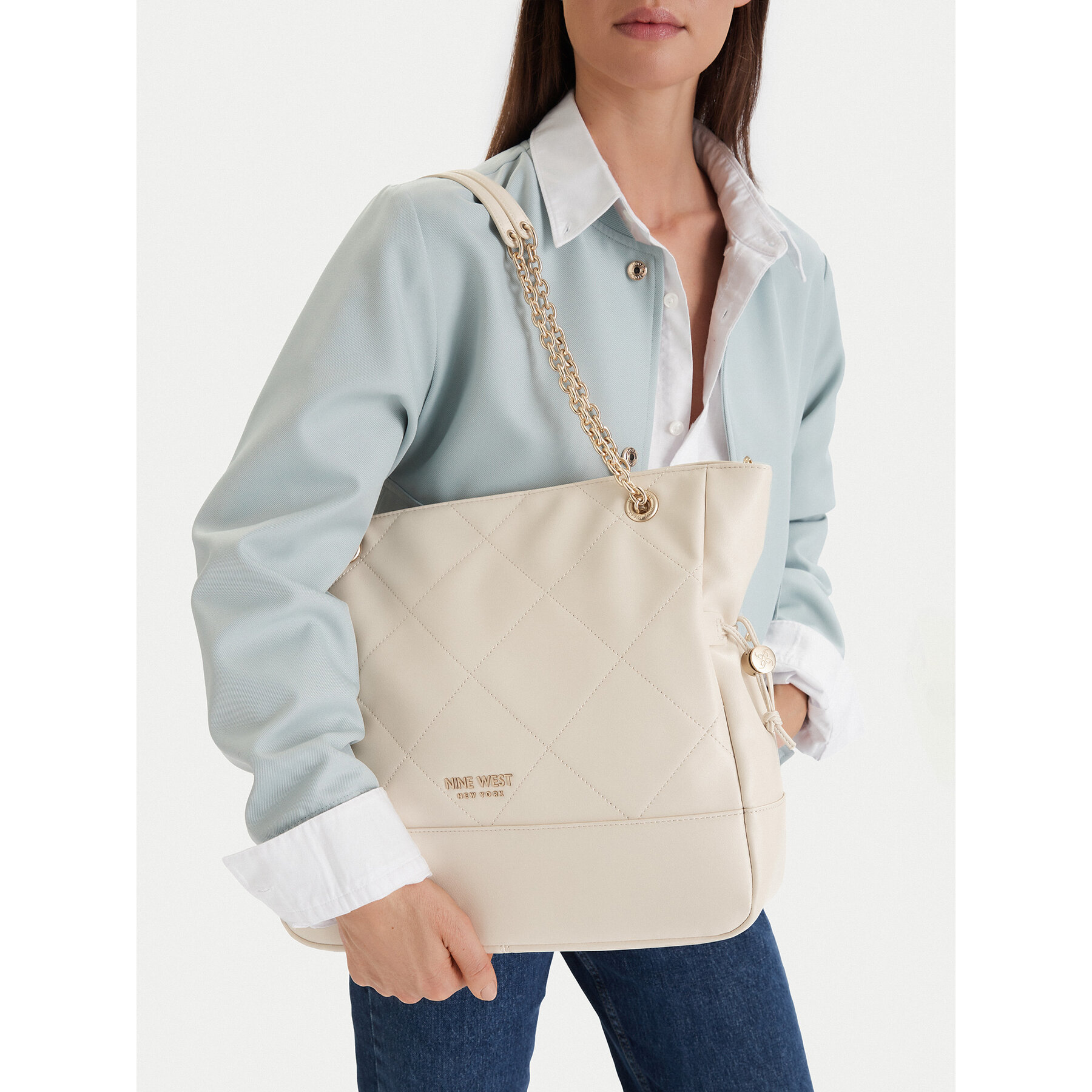 Torebka Nine West, Rozmiar ALL, Kremowy EO-Bellis-LX10277