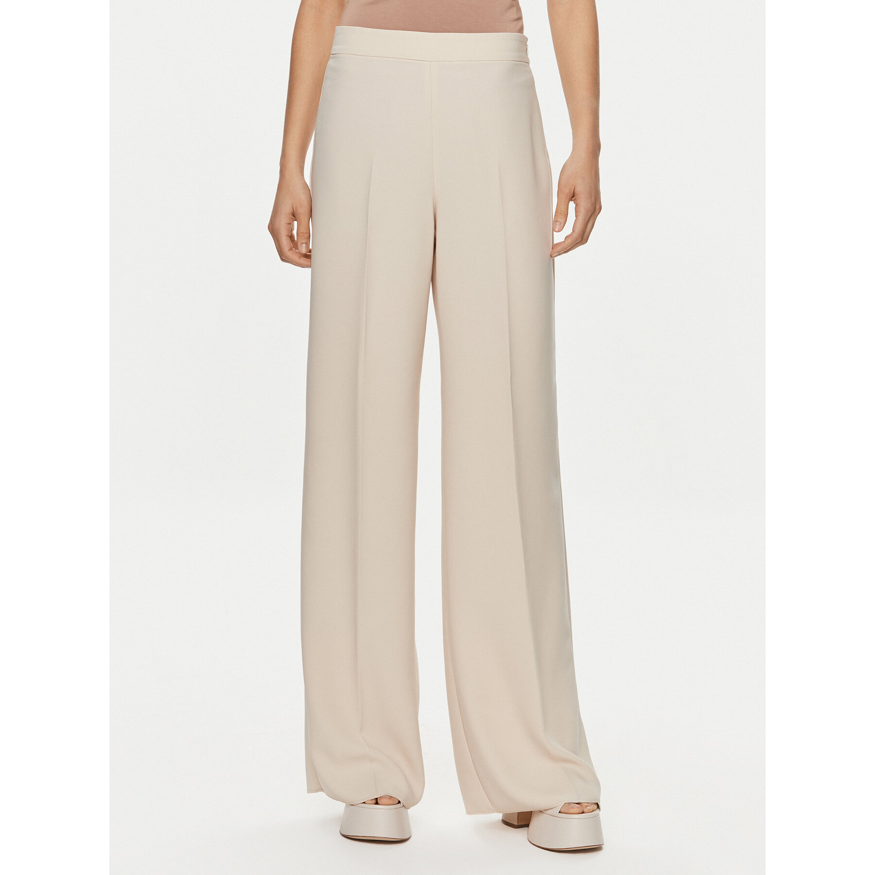 MAX&Co. Stoffhose Nantes 24181310 Beige Relaxed Fit
