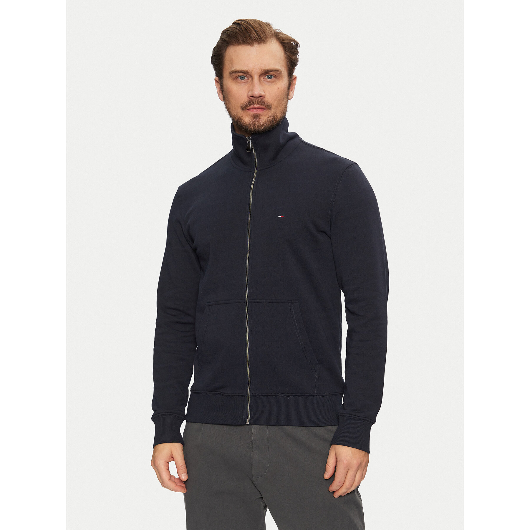 Tommy Hilfiger Sweatshirt Essential MW0MW38084 Dunkelblau Regular Fit
