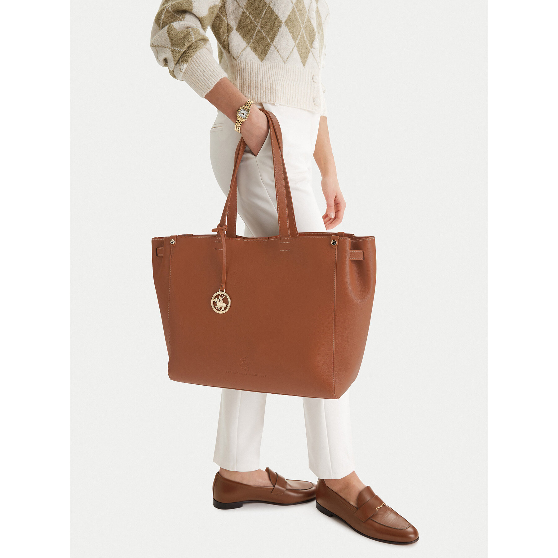 Дамска чанта Beverly Hills Polo Club CEO-BHPC-S-005-07 Кафяв
