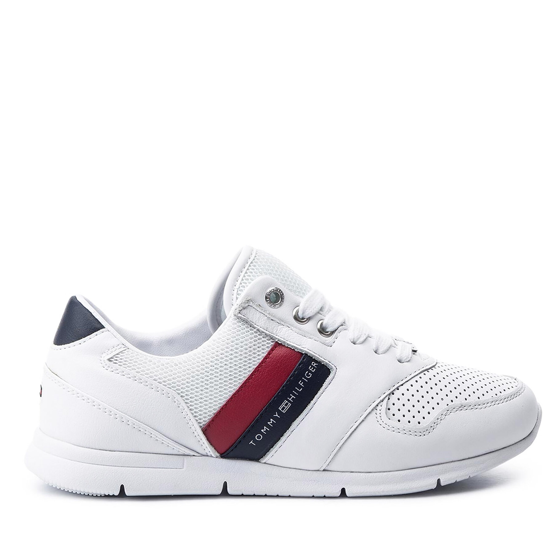 Dámske Sneakersy Tommy Hilfiger, Rozmer: 36, Biela, Lightweight Leather FW0FW04261