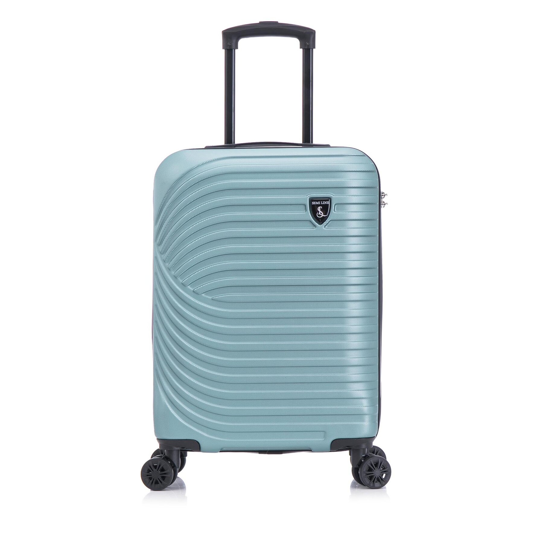 Valiză medie Semi Line T5862-1 Verde