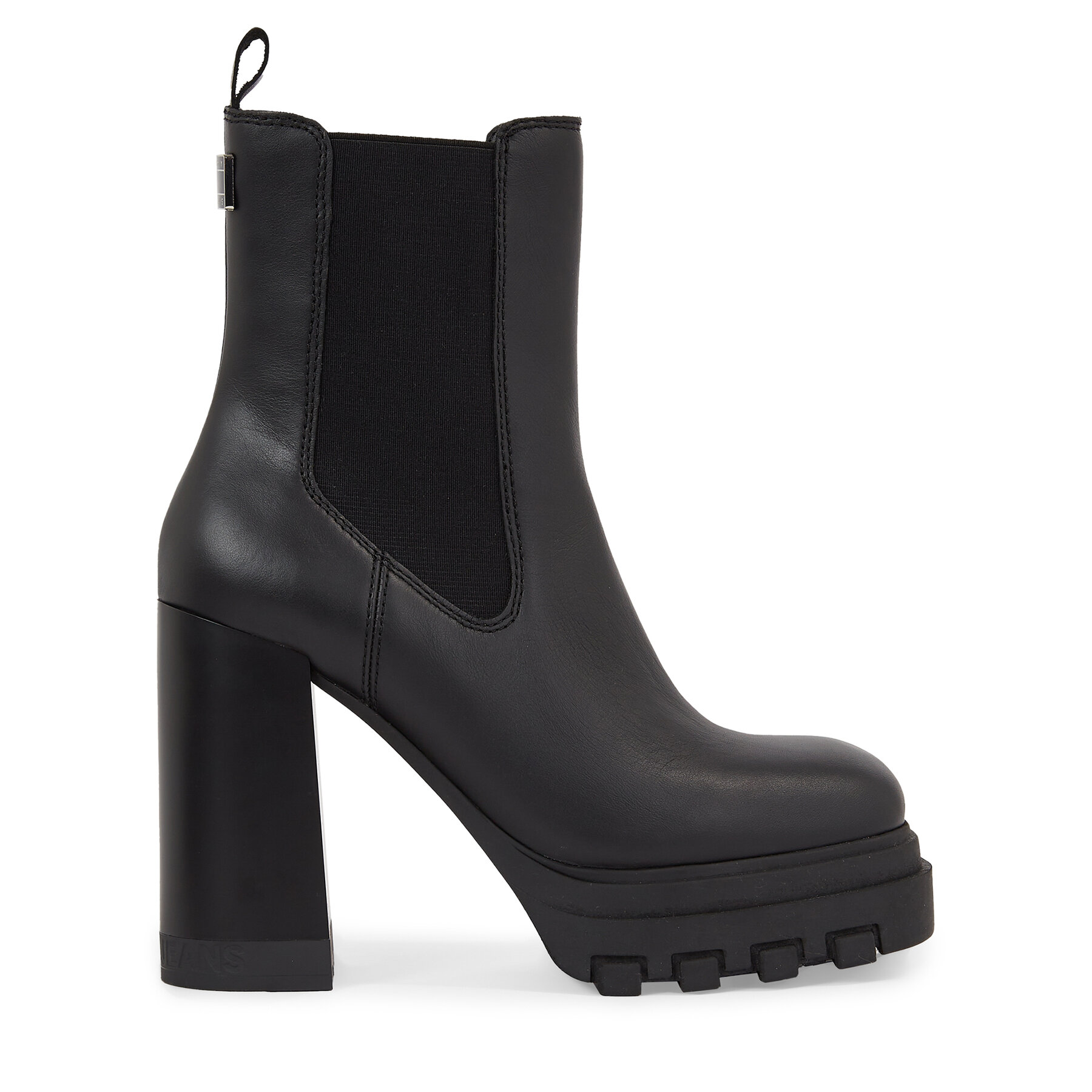 Dámske Členková obuv Tommy Jeans, Rozmer: 39, Čierna, Tjw High Heel Chelsea EN0EN02306