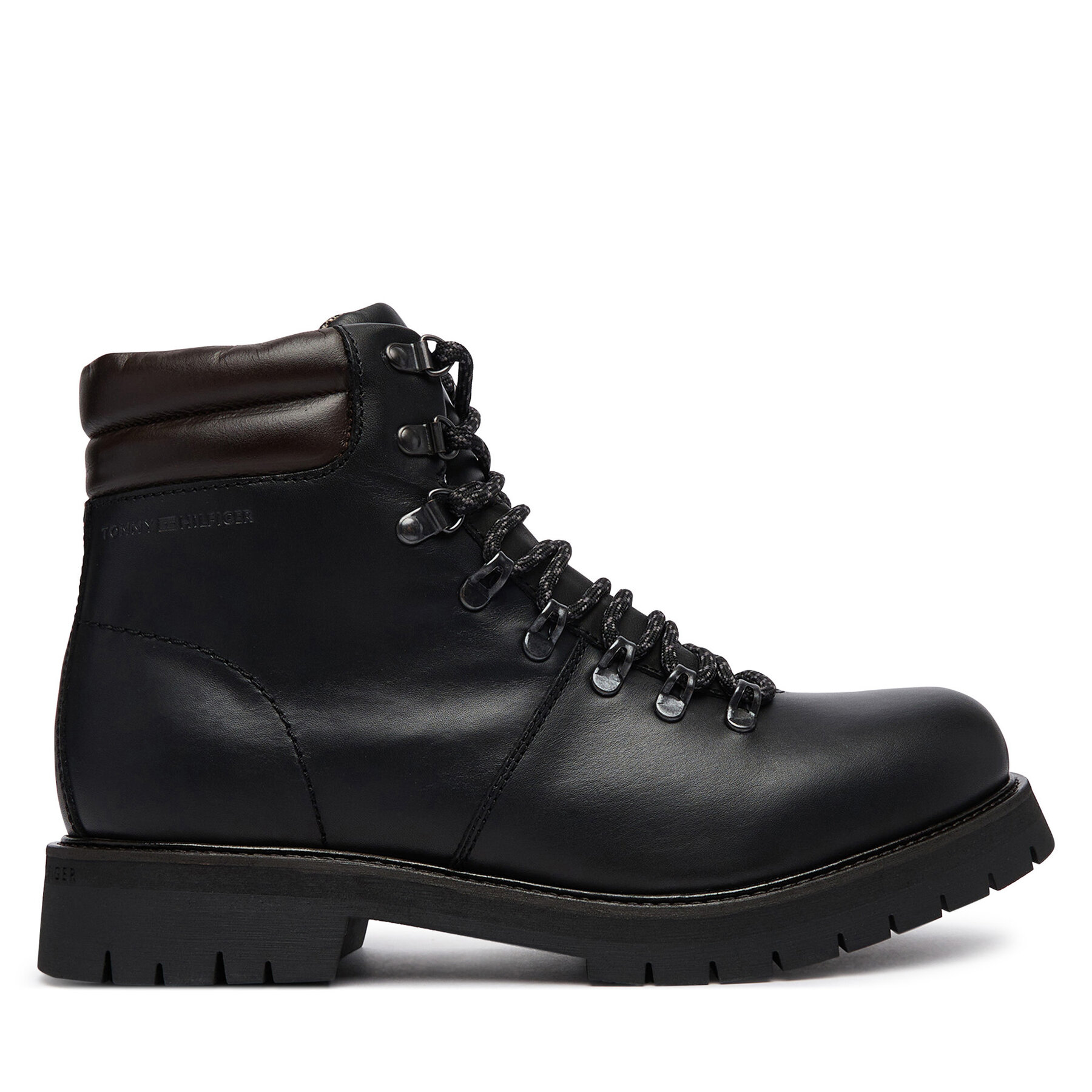 Ghete Tommy Hilfiger Elevated Outdoor Lth Wpm Boot FM0FM05995 Negru