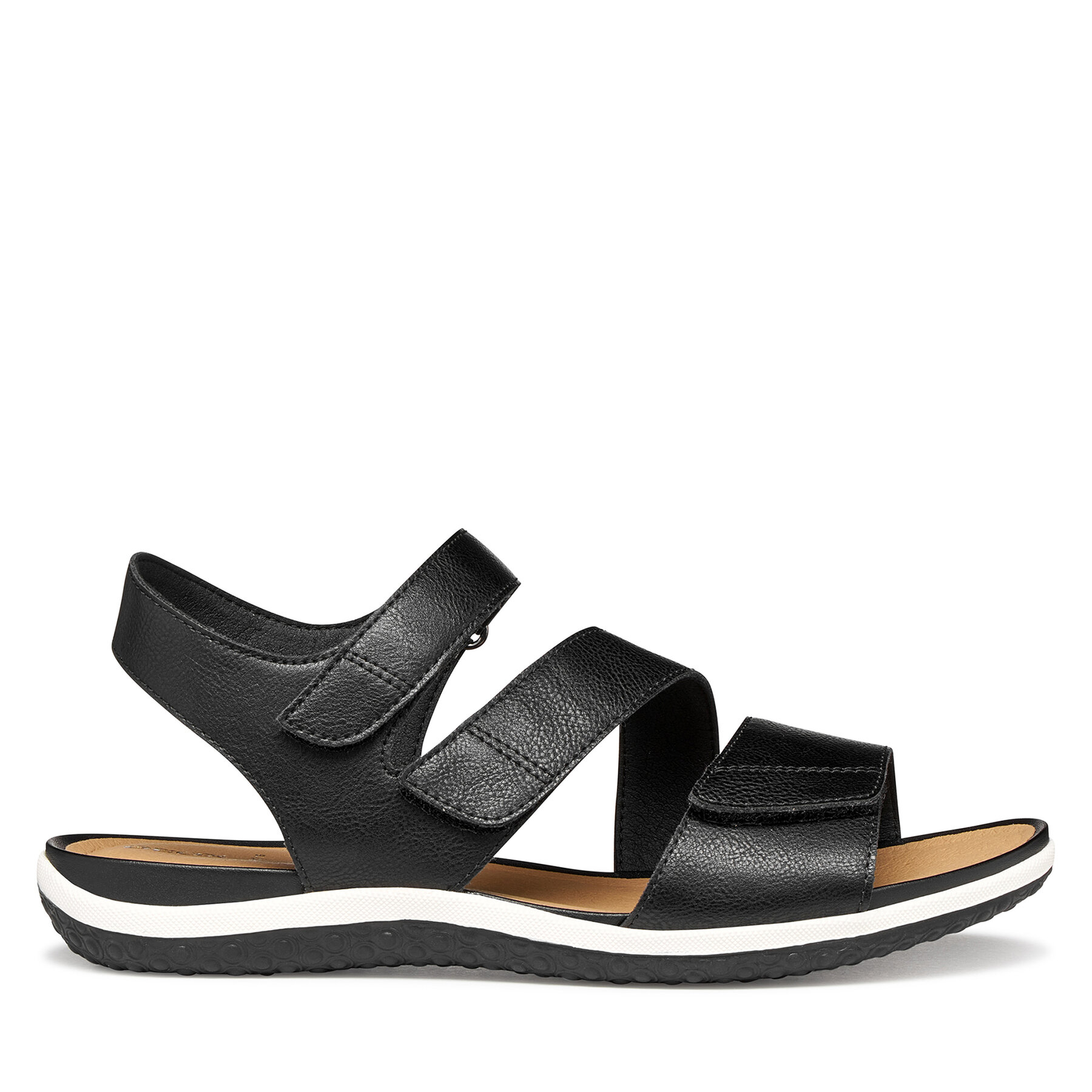 Sandále Geox D Sandal Vega D35R6A 000BC C9997 Čierna