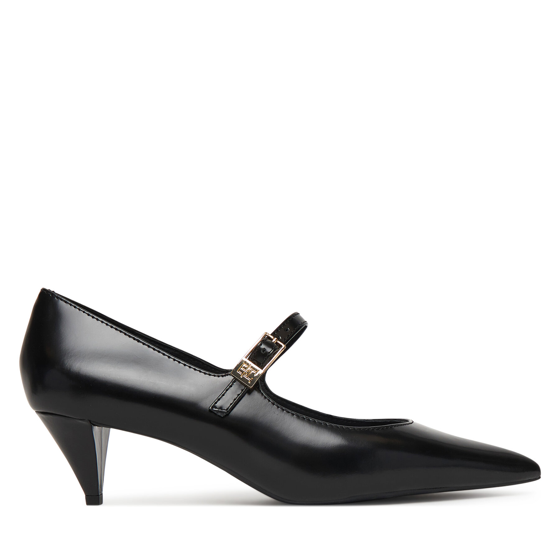 Pantofi pumps Tommy Hilfiger Low Pump Abrasivato FW0FW09321 Negru