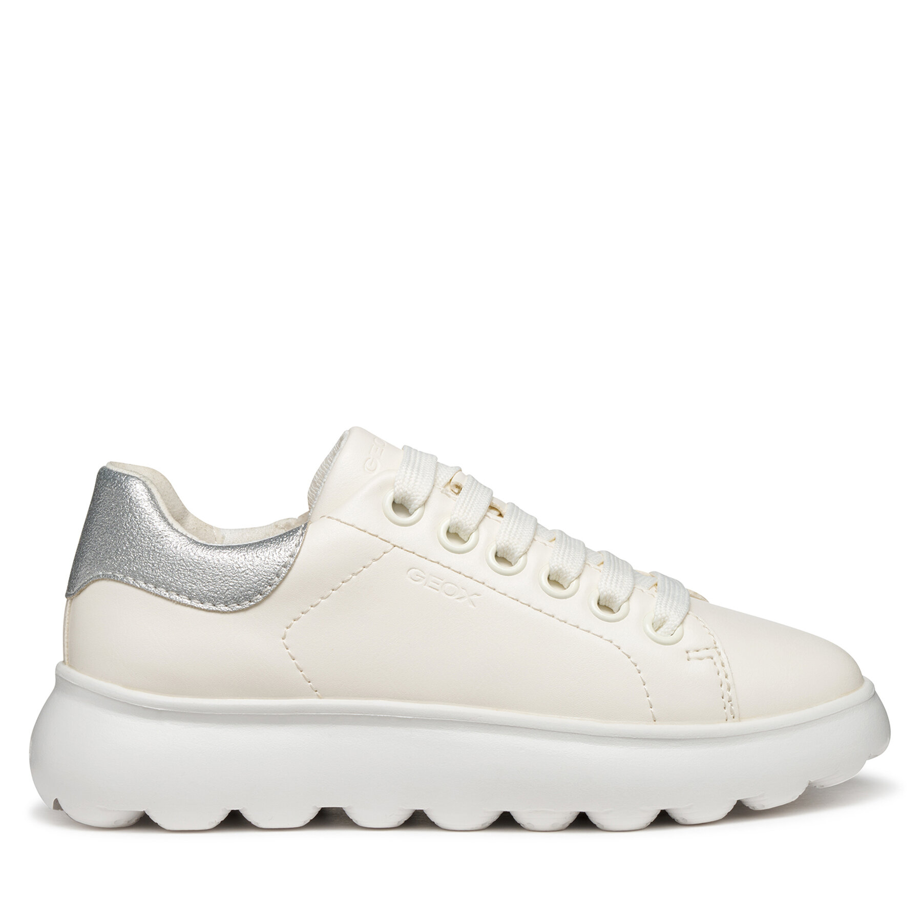 Sneakersy Geox J Puffypop J55MRA 000BC C0007 S Biela