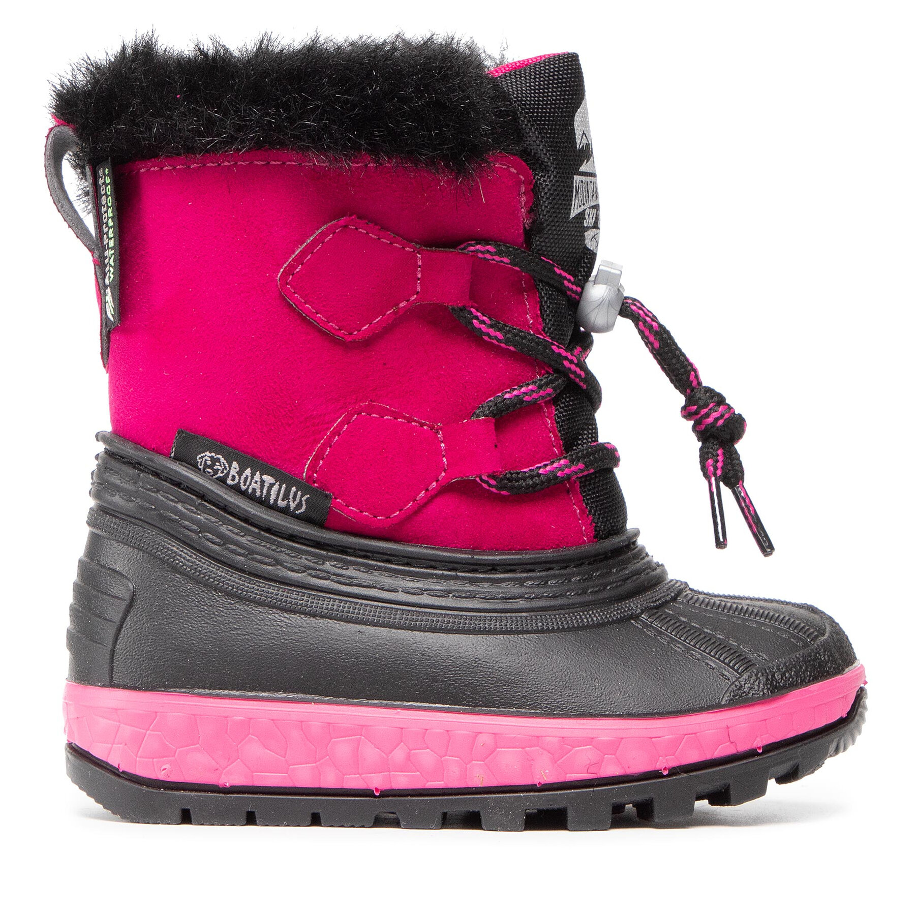 Snehule Boatilus Kd Joggy Sint Leather Boot NJ16 VAR.21ZU Ružová