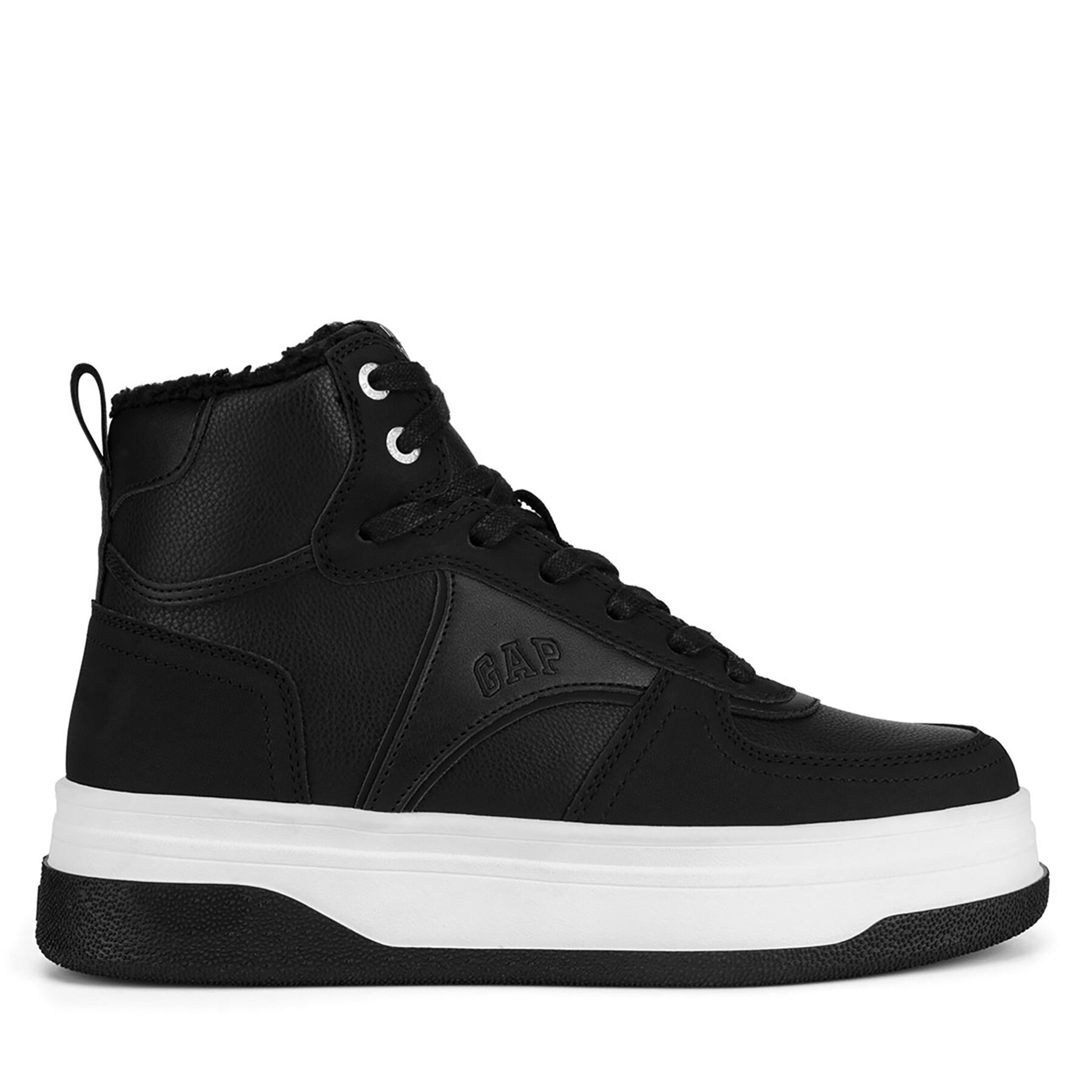 Šnurovacia obuv Gap PARADISE CUP MID W GP514035AW-BK00 Čierna