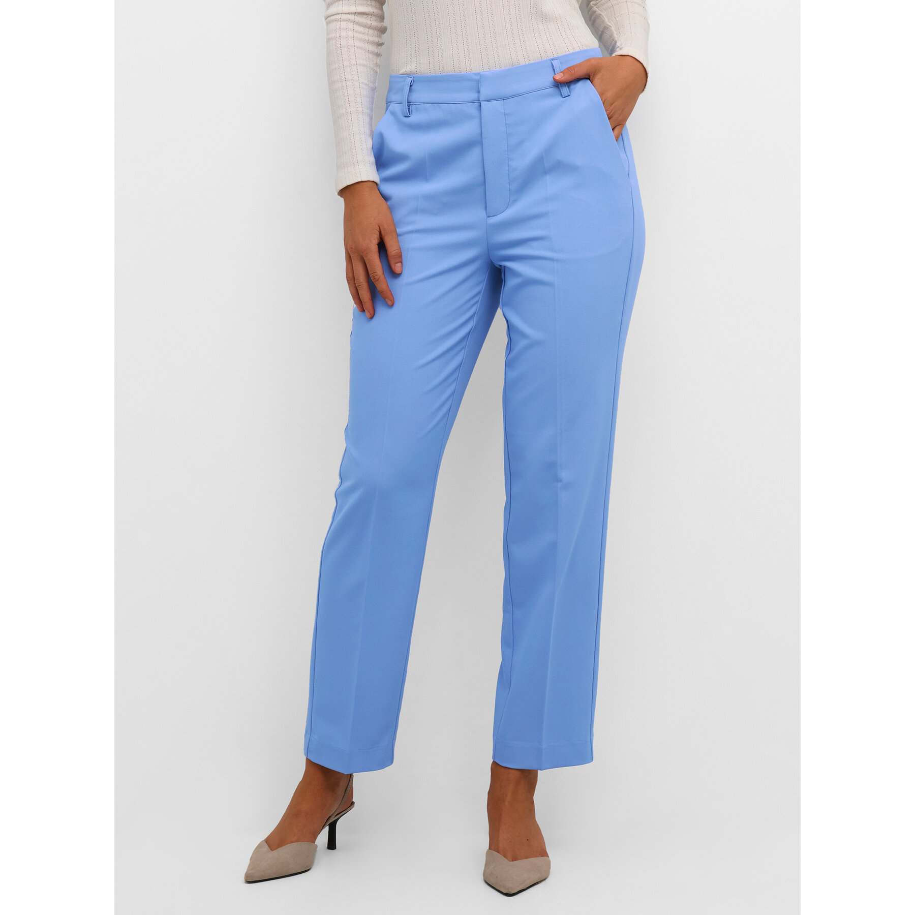 Kaffe Stoffhose Sakura 10507770 Blau Regular Fit
